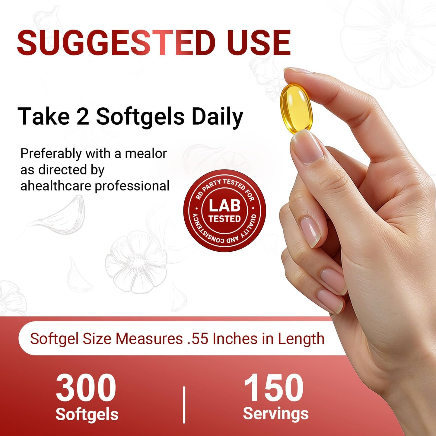 COOLKIN Aged Garlic Extract Softgels 300