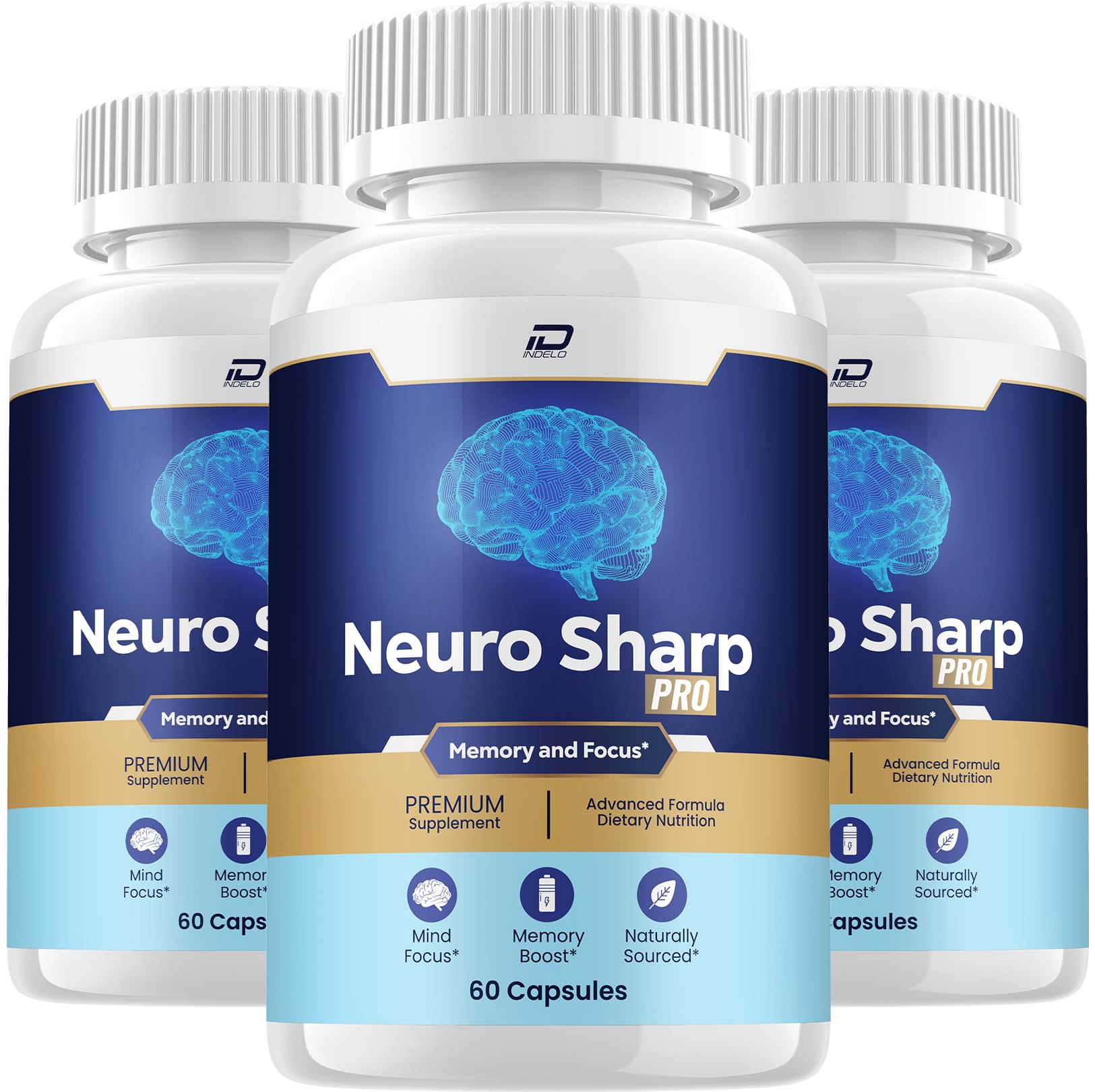 Indelo Neuro Sharp Supplement Capsules 180 Capsules