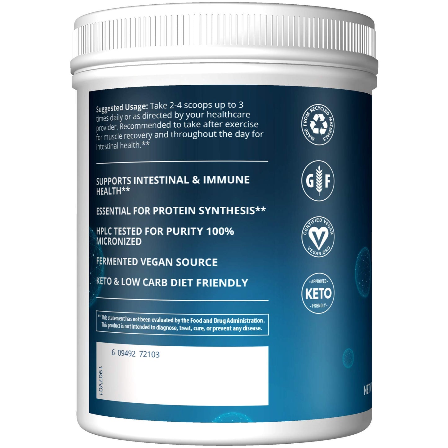 MRM L-Glutamine Powder 35.2
