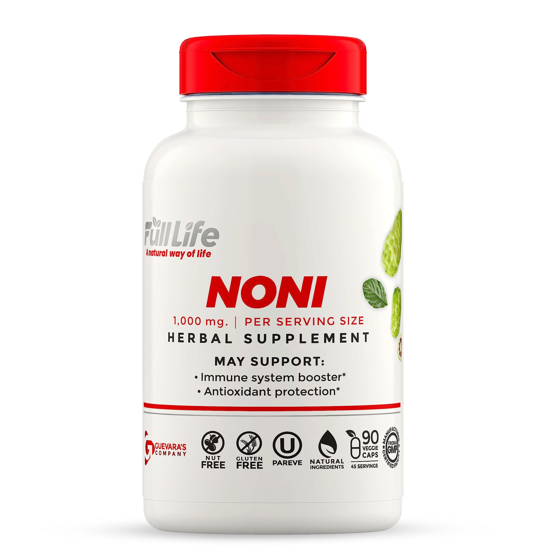 Full Life Noni Capsules 90 Count