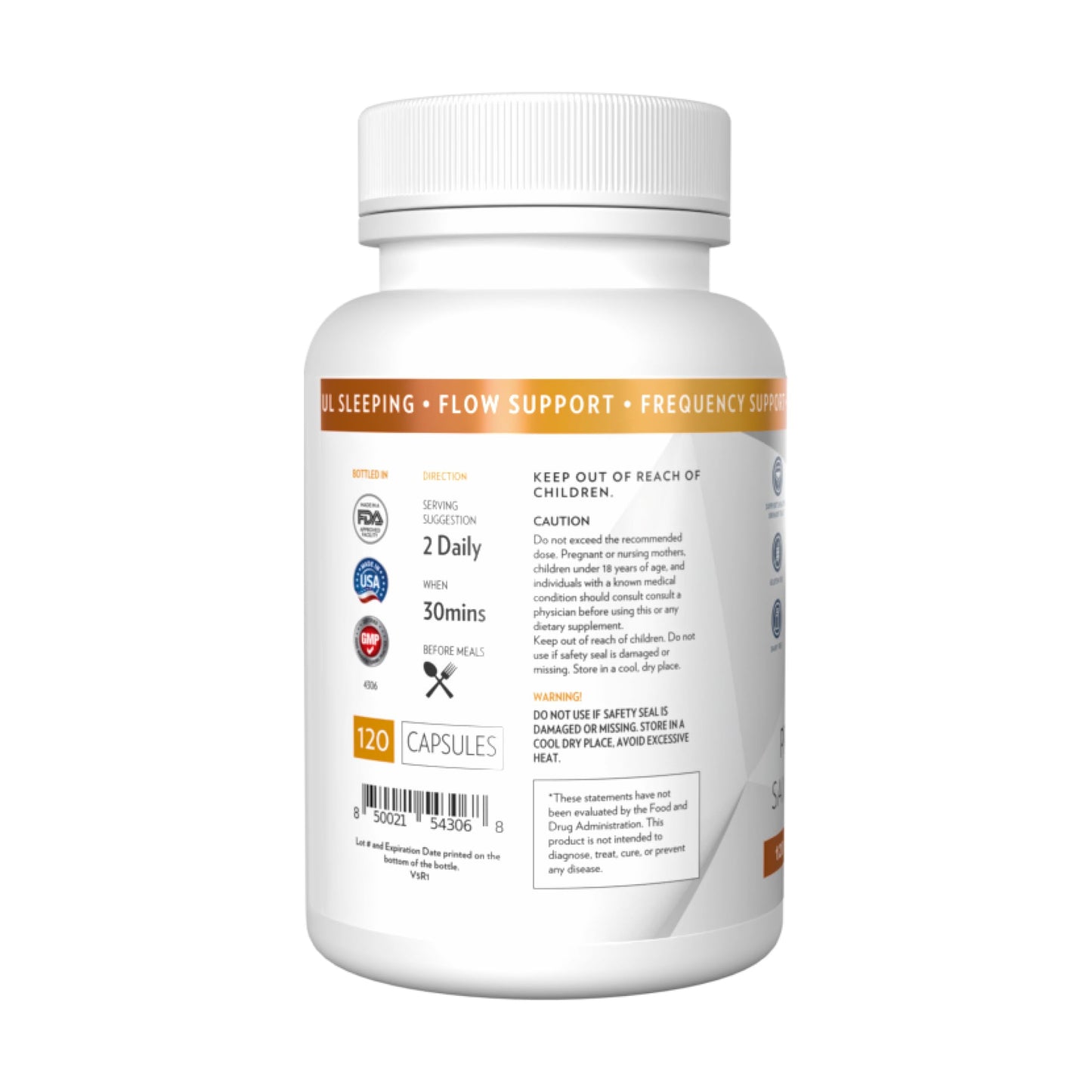 ENERGI NUT Prostate Support Supplement with Saw Palmetto Capsules, 120 Capsules