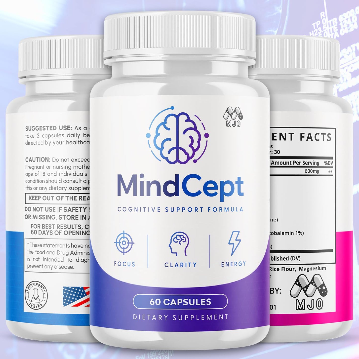 MJO Mindcept Capsules, 120 Capsules
