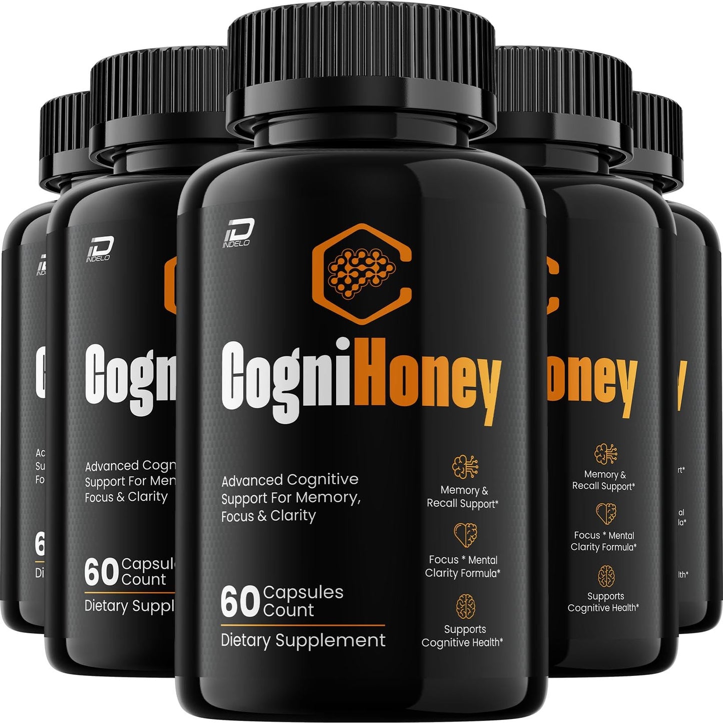 Indelo CogniHoney Capsules 300 Capsules