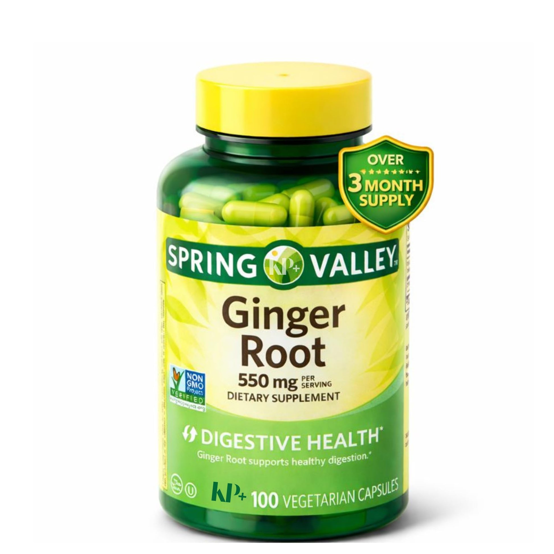 Generic Ginger Root 550 mg Capsule 100 Count