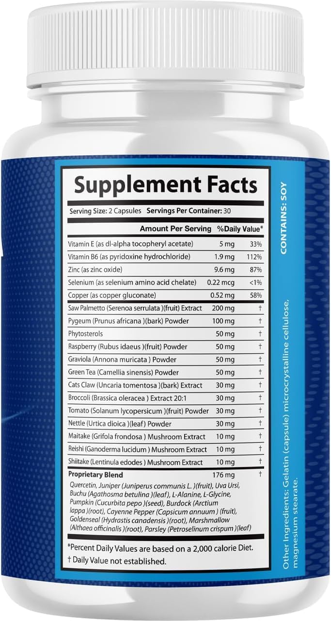 Valdivia ProstaFlow Prostate Health Supplement 60 Capsules