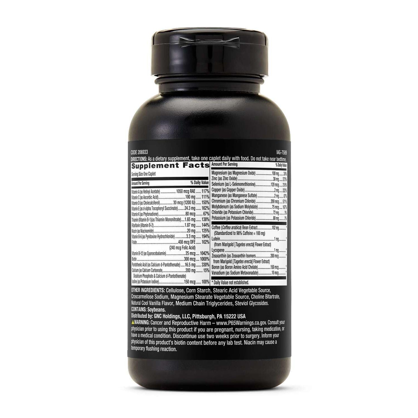 GNC Mega Men One Daily Energy & Metabolism for Men Caplets 60