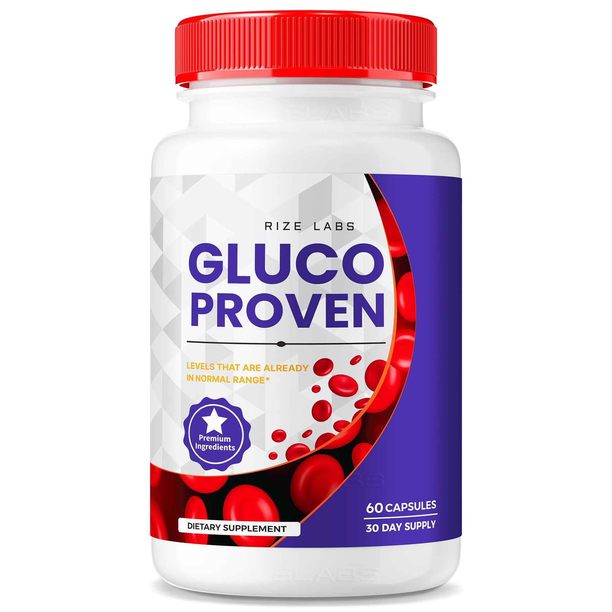 Rize Labs Gluco Proven Capsules, 60 Count