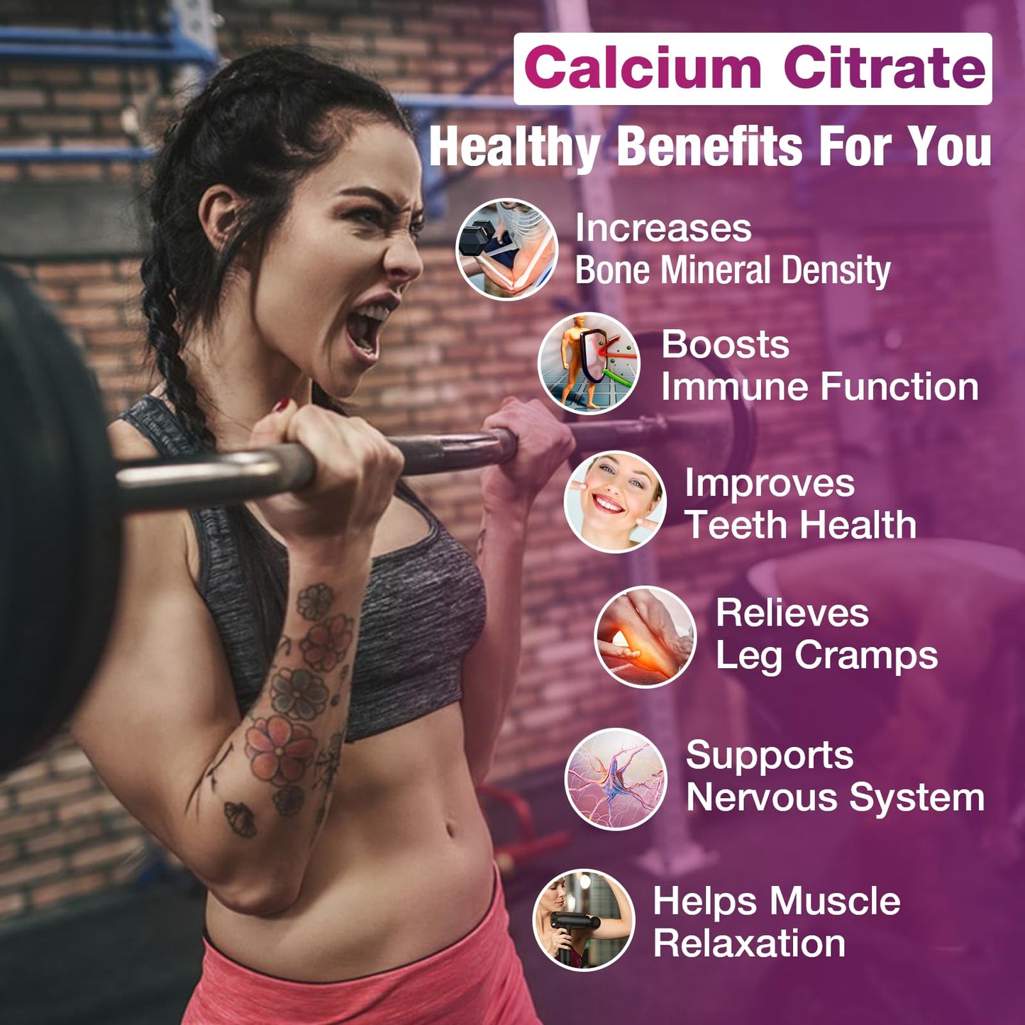 DIAOLAI Calcium Citrate Gummies 2 Pack