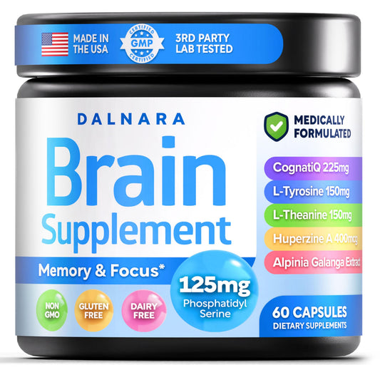 Dalnara Brain Fog Supplement for Women Capsule, 60 Count