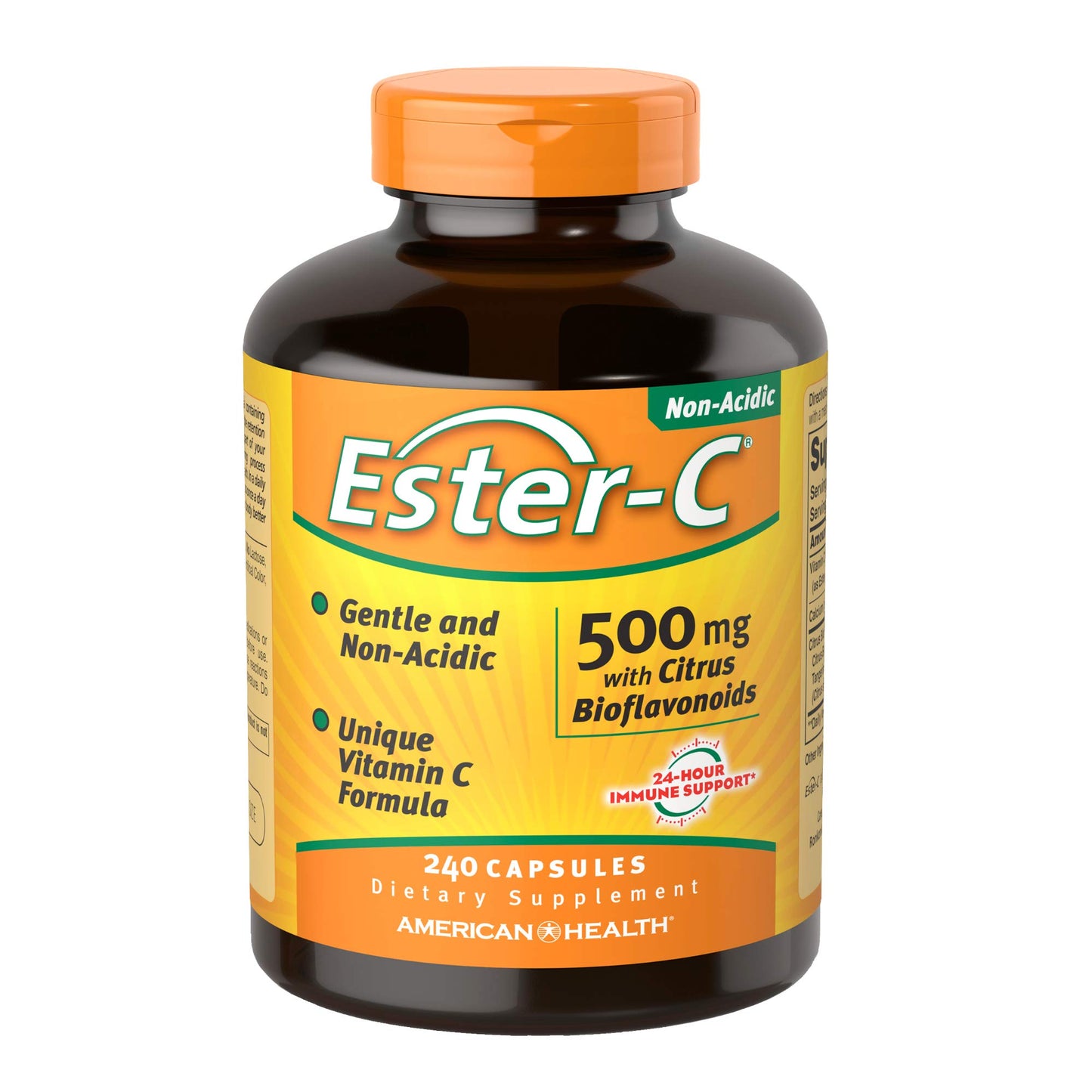 American Health Ester-C with Citrus Bioflavonoids Capsules, 240 Count