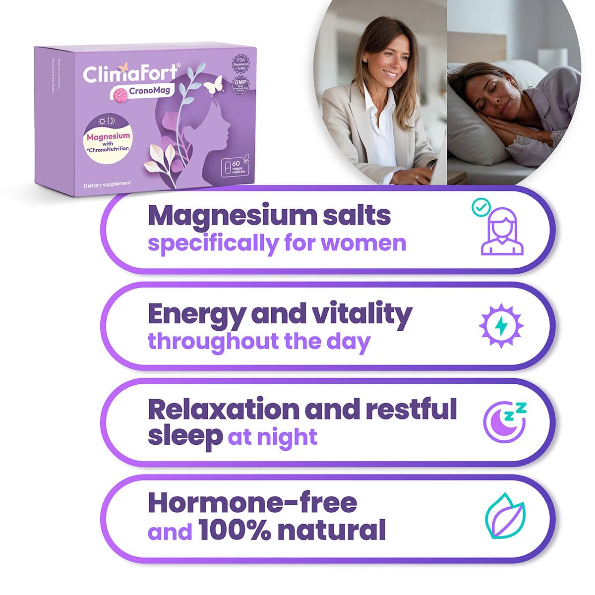 Climafort CronoMag Capsule 60 Count