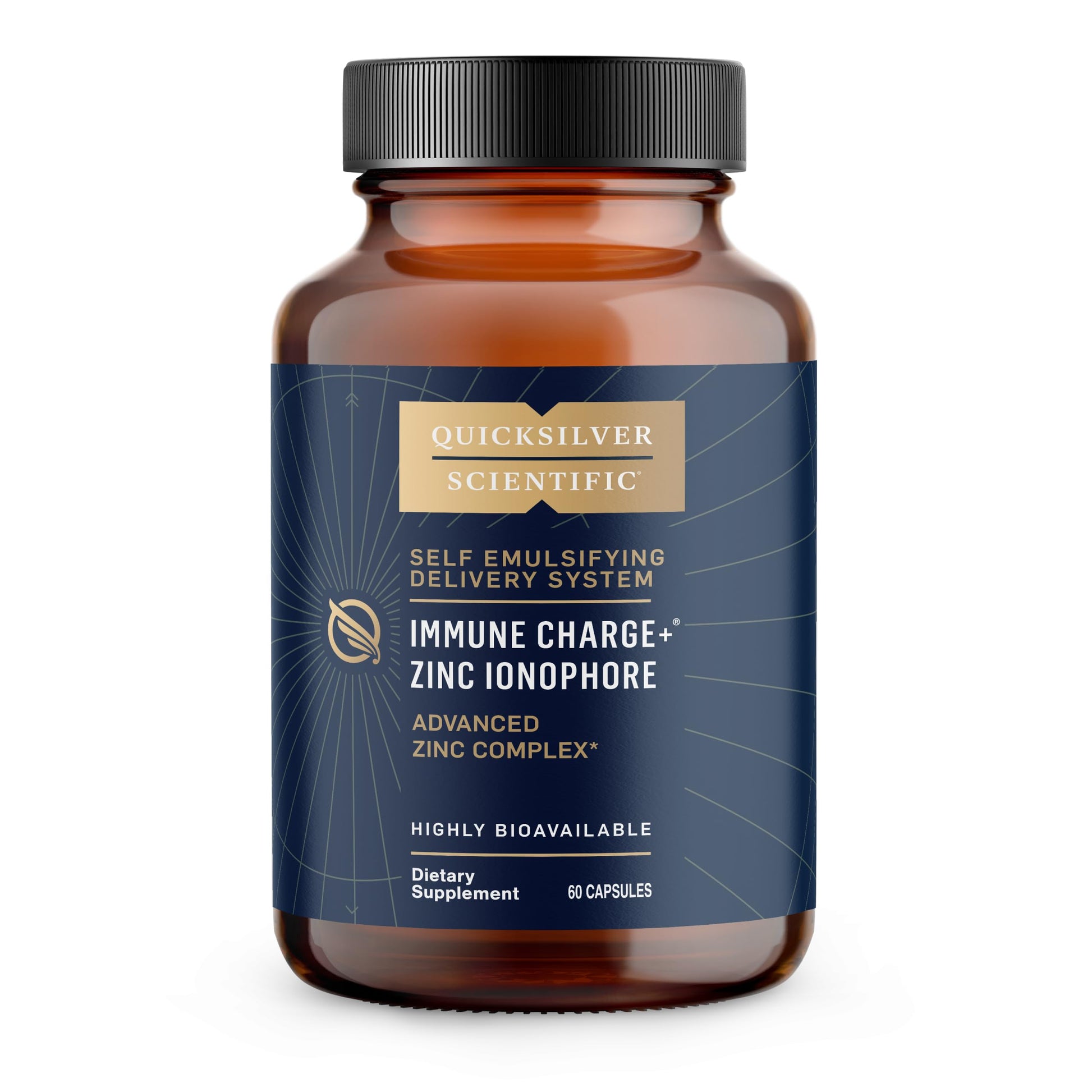 Quicksilver Scientific Immune Charge+ Zinc Ionophore Capsule, 60 Capsules