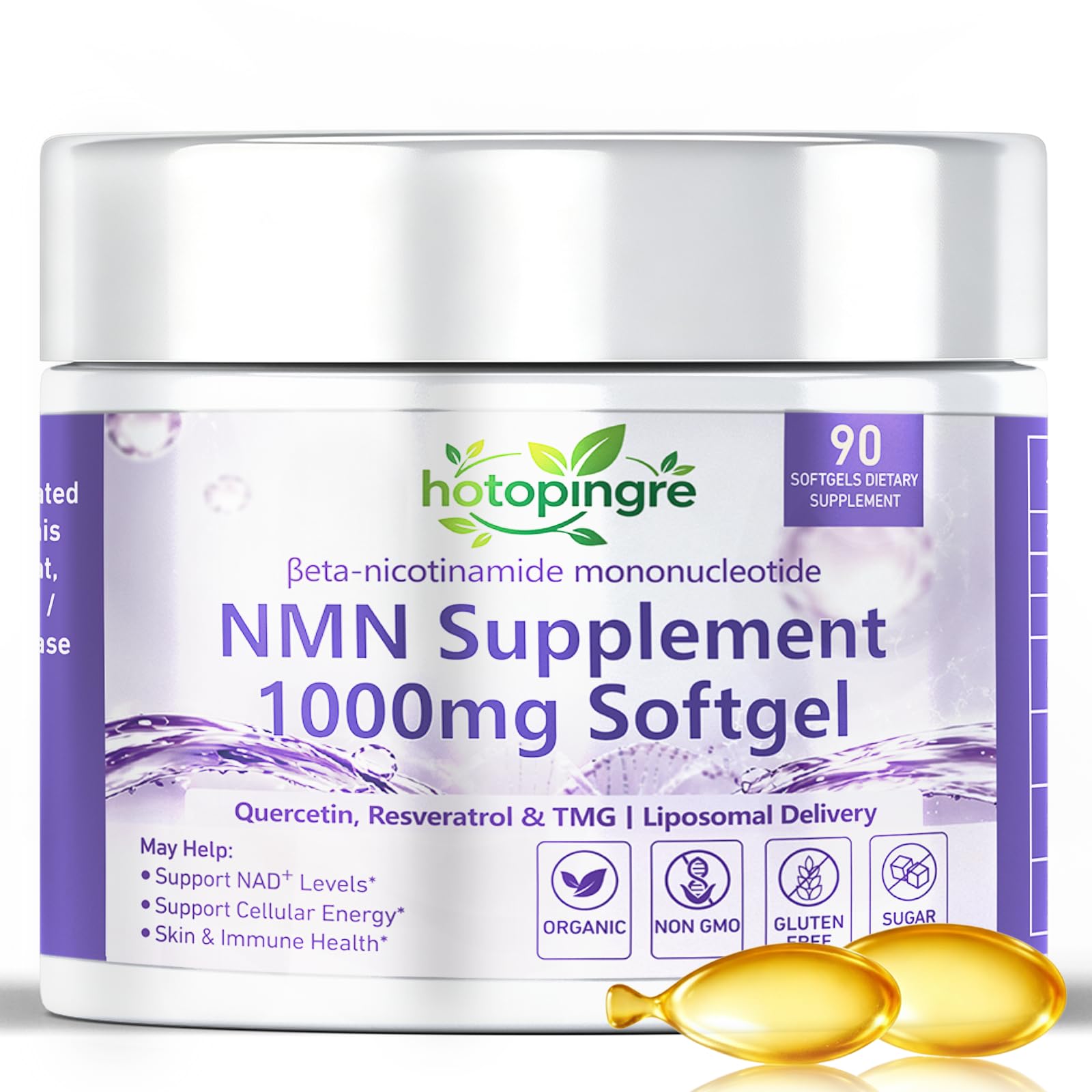 Hotopingre NMN Supplement Softgels, 90 Count