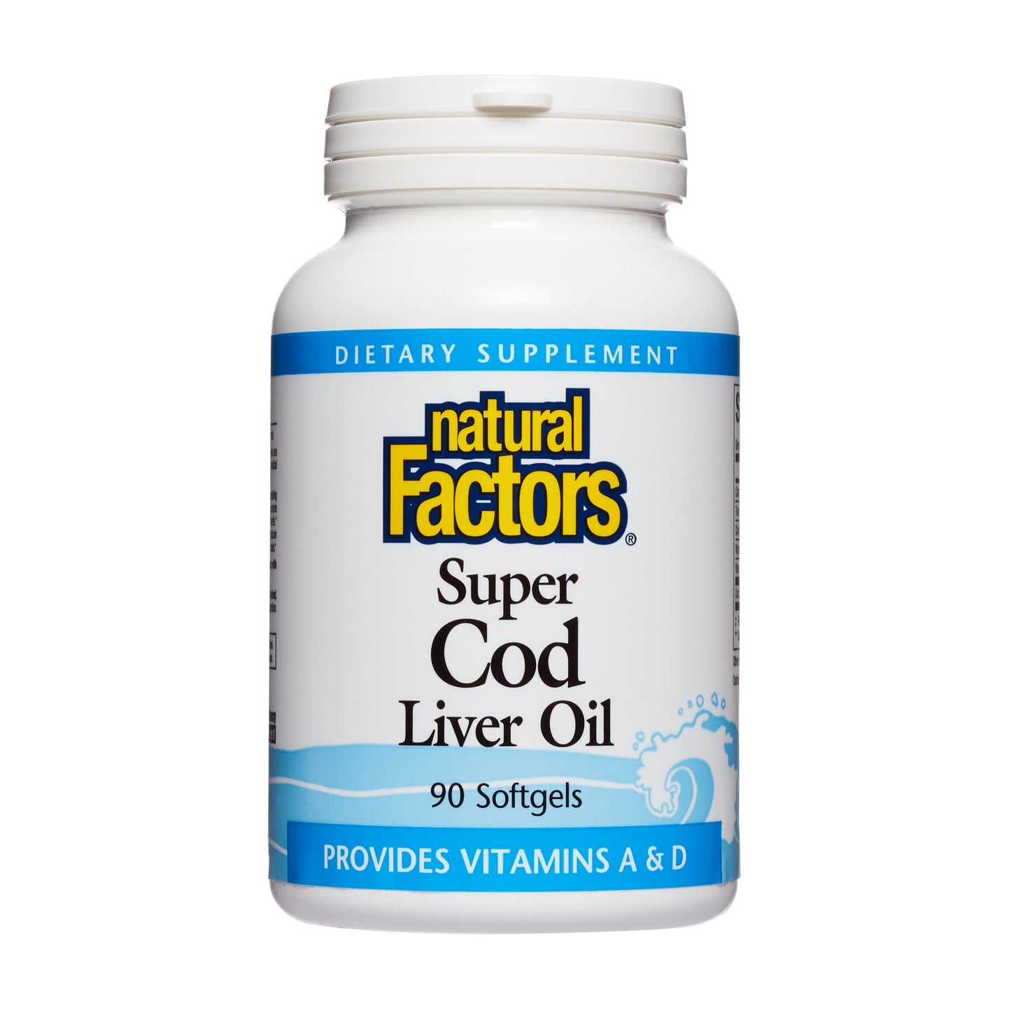 Natural Factors Super Cod Liver Oil Softgels 90