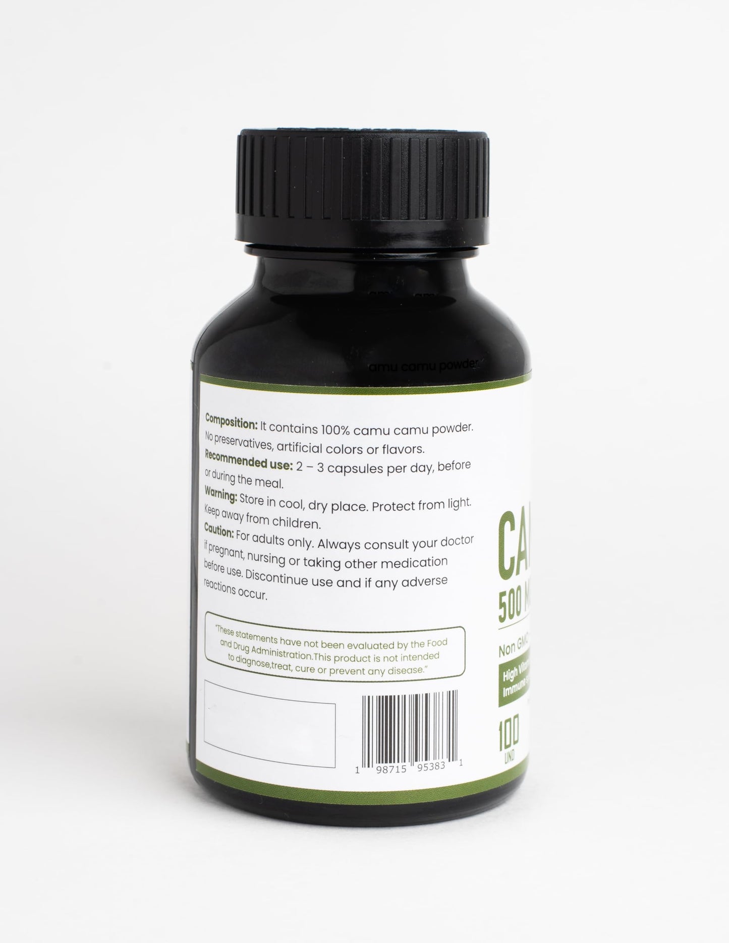 Pacha Superfoods Camu Camu 500mg Capsules, 100 Capsules