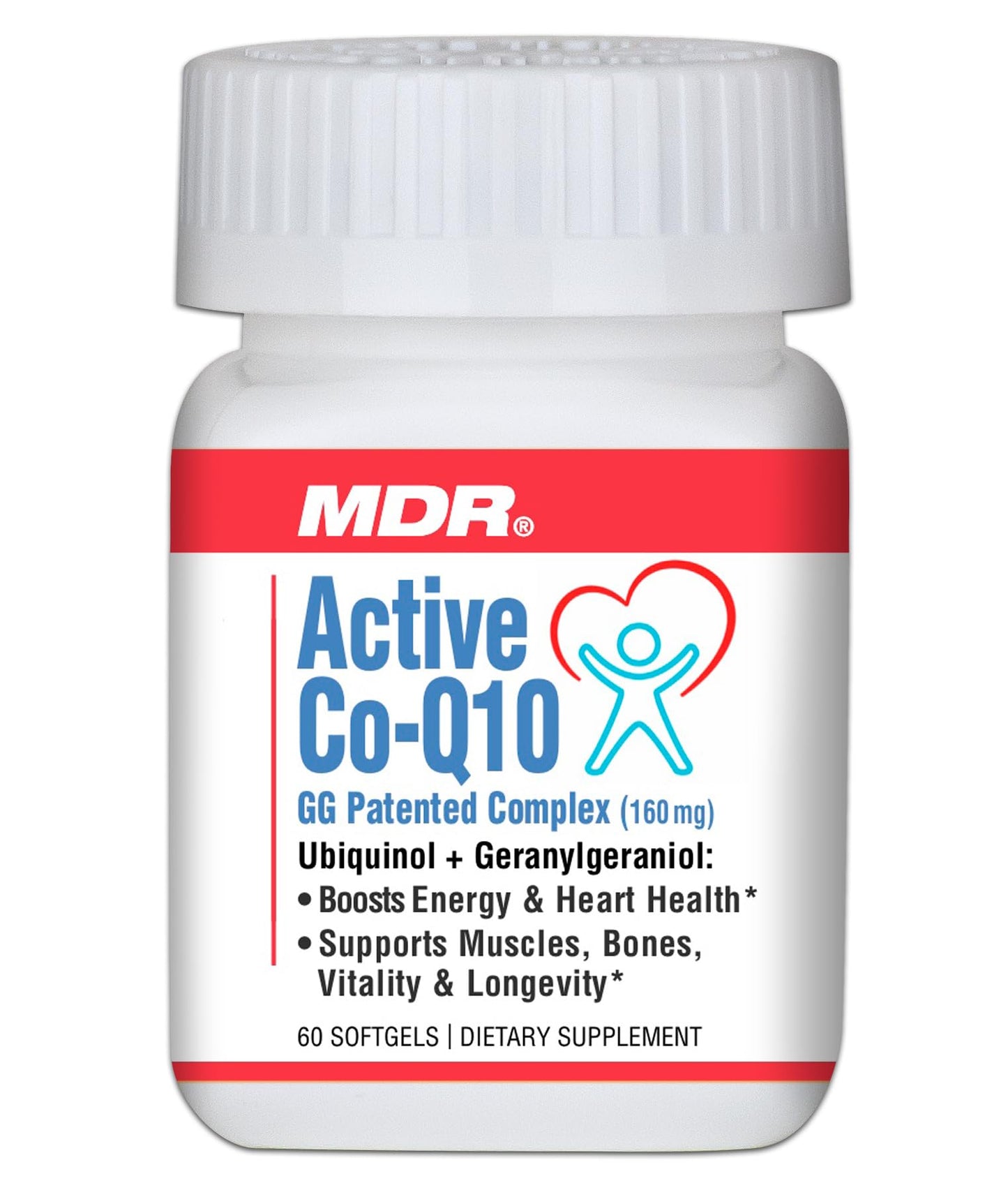 MDR Active Co-Q10 Ubiquinol Softgels 60