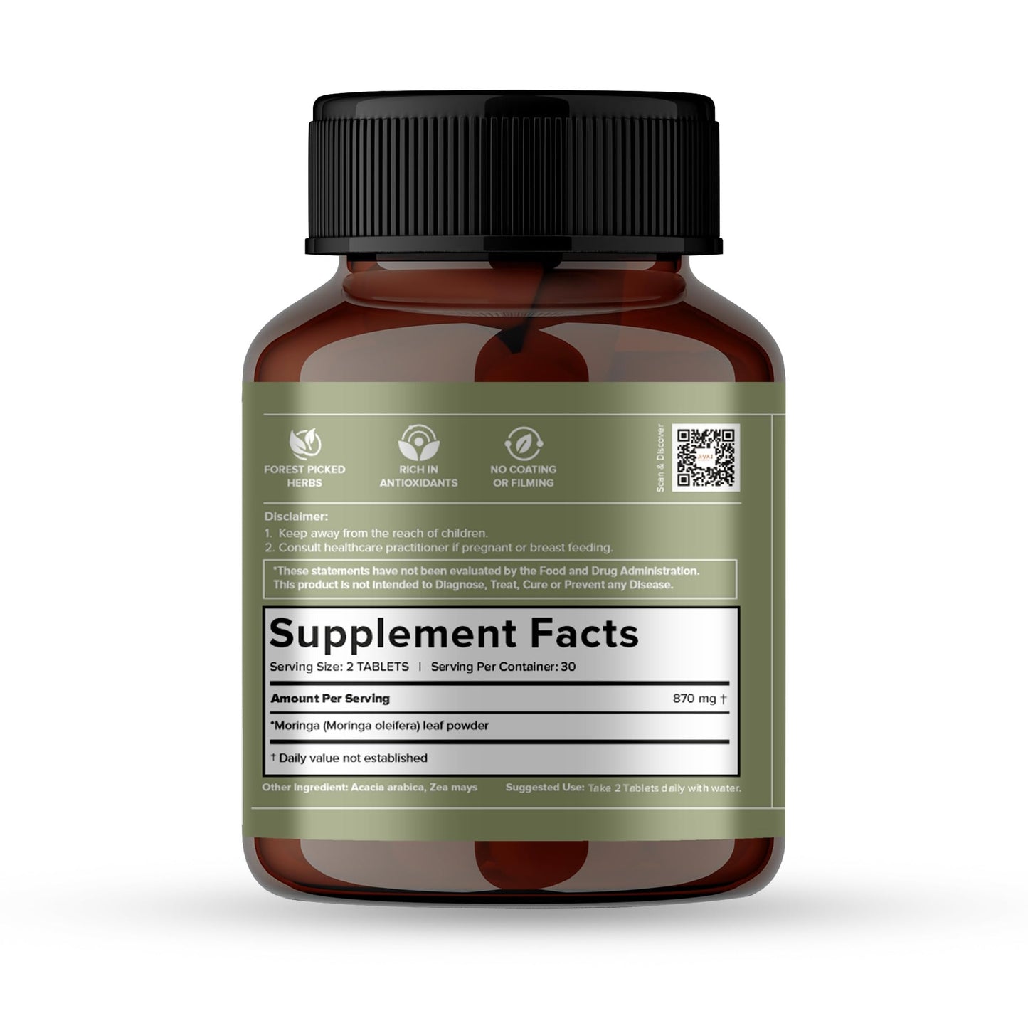 Jiva Ayurveda Moringa Tablets 60 Count