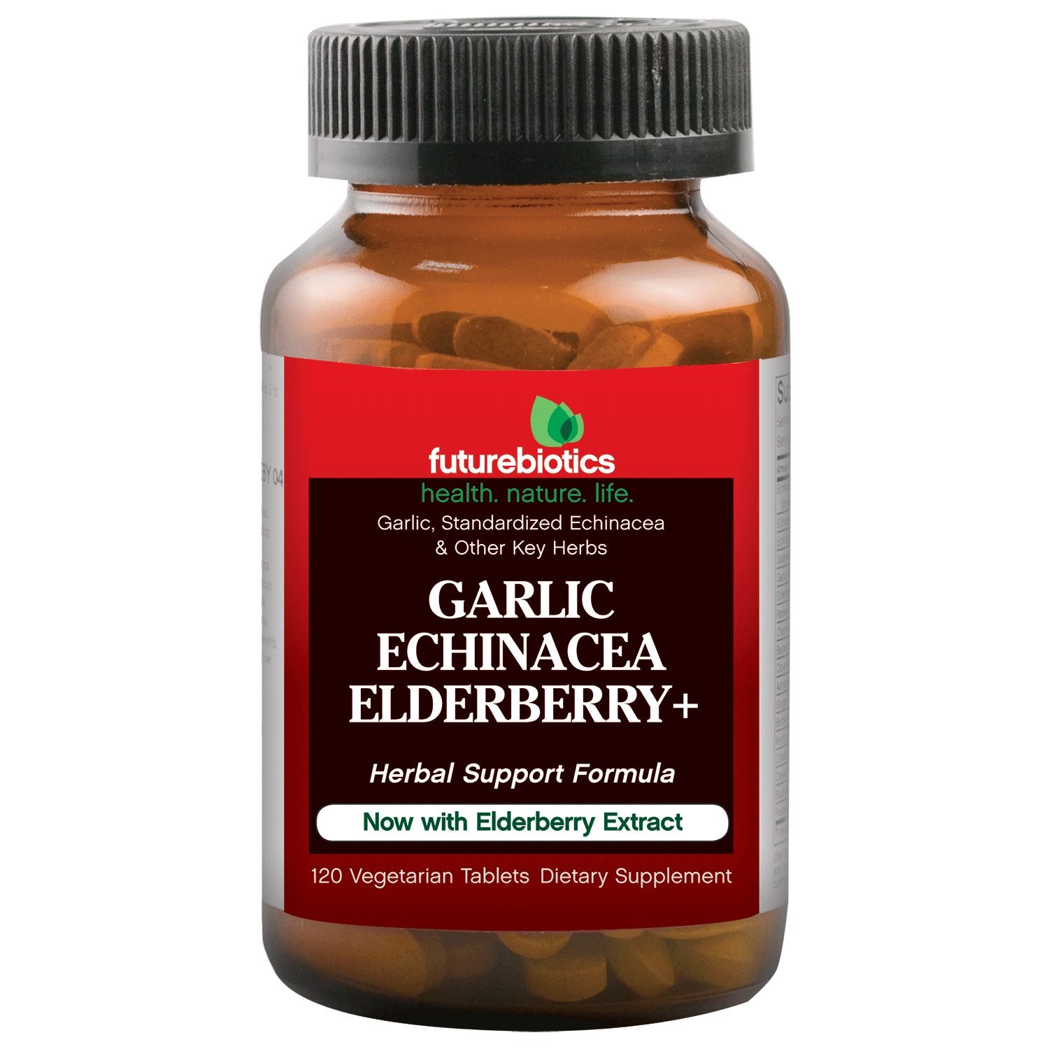 Futurebiotics Garlic Echinacea Elderberry Tablets 120
