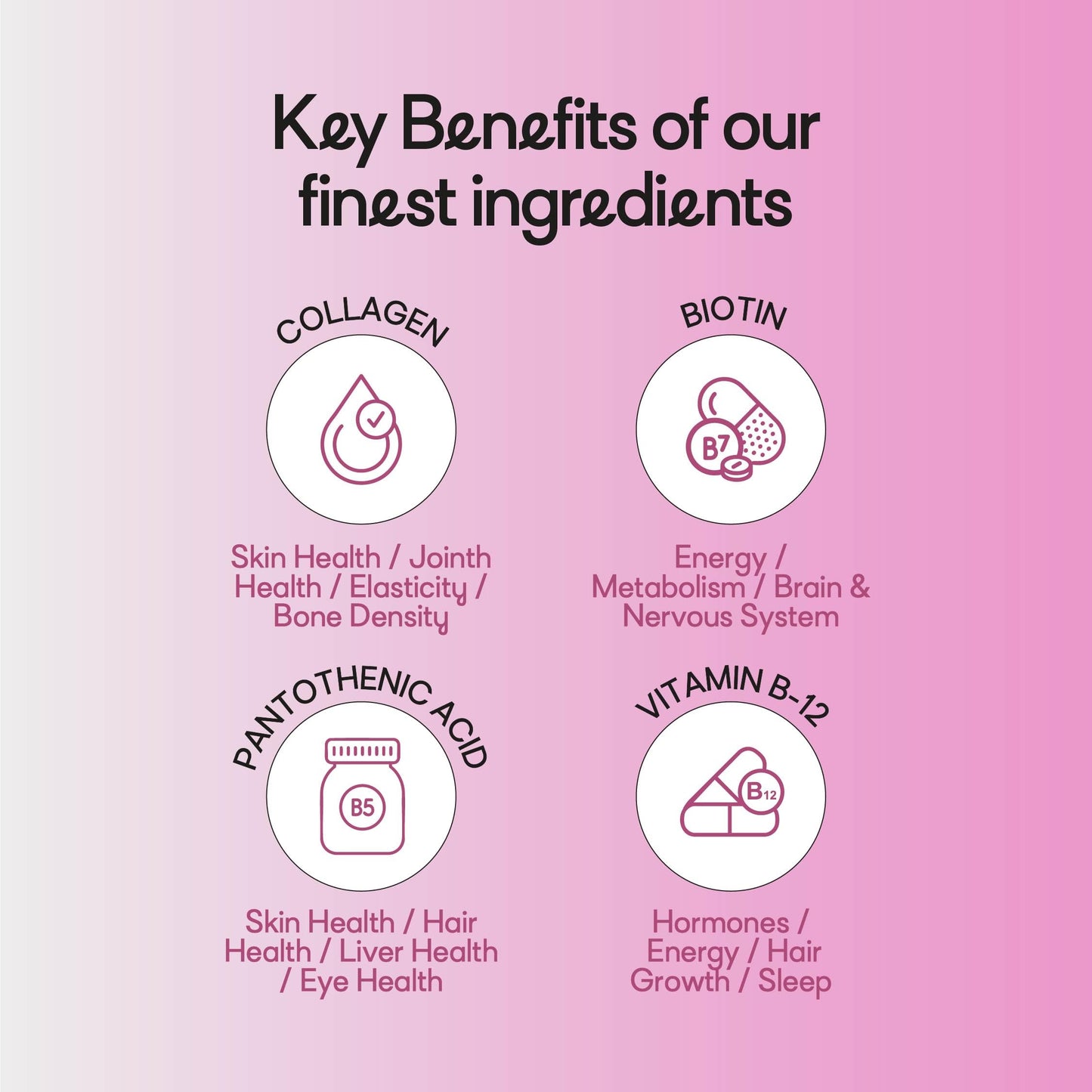GOLDN Hair, Skin & Nails Premium Gummies with Collagen Chewable 60 Gummies