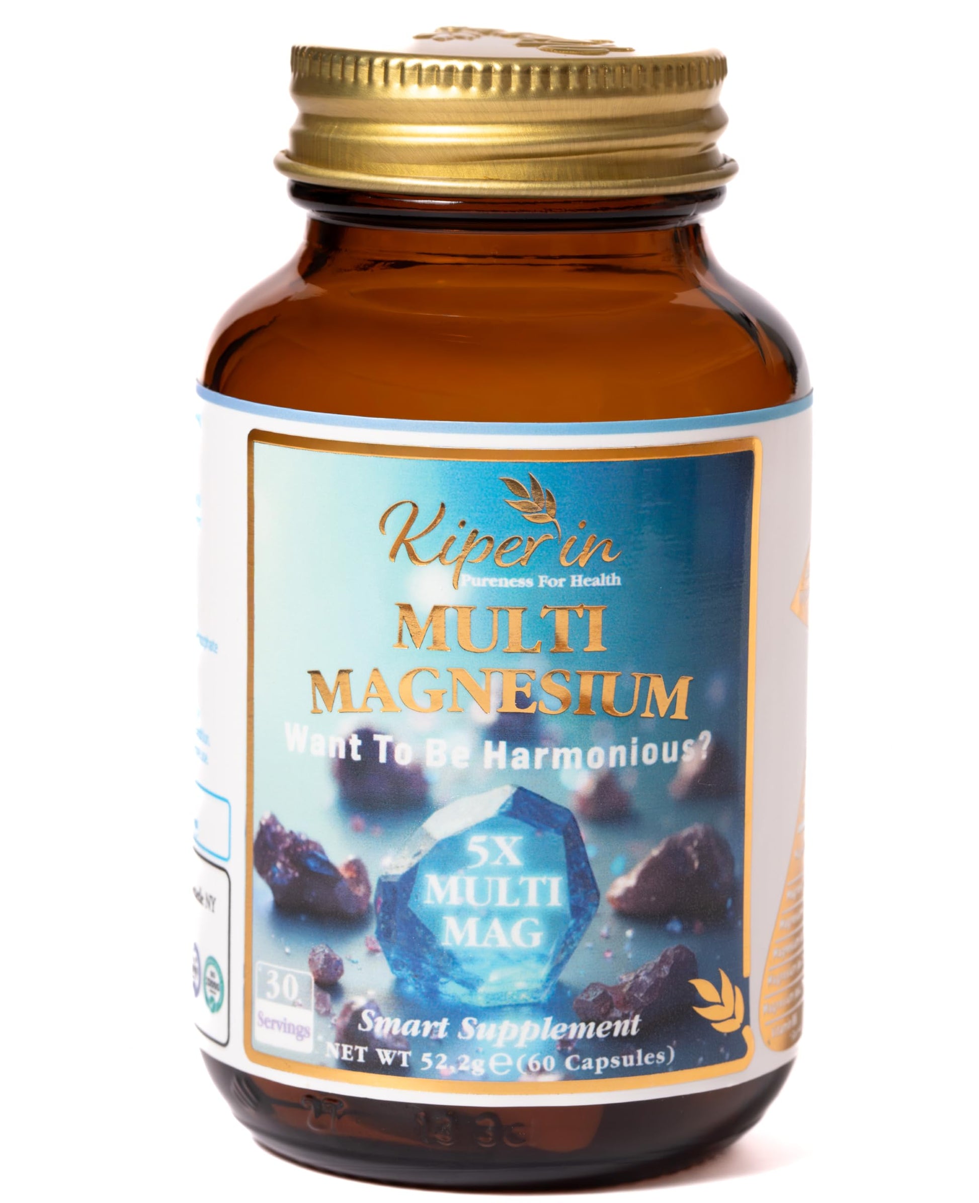 Kiperin 5x Multi Magnesium Complex Smart Supplement 60 Capsules