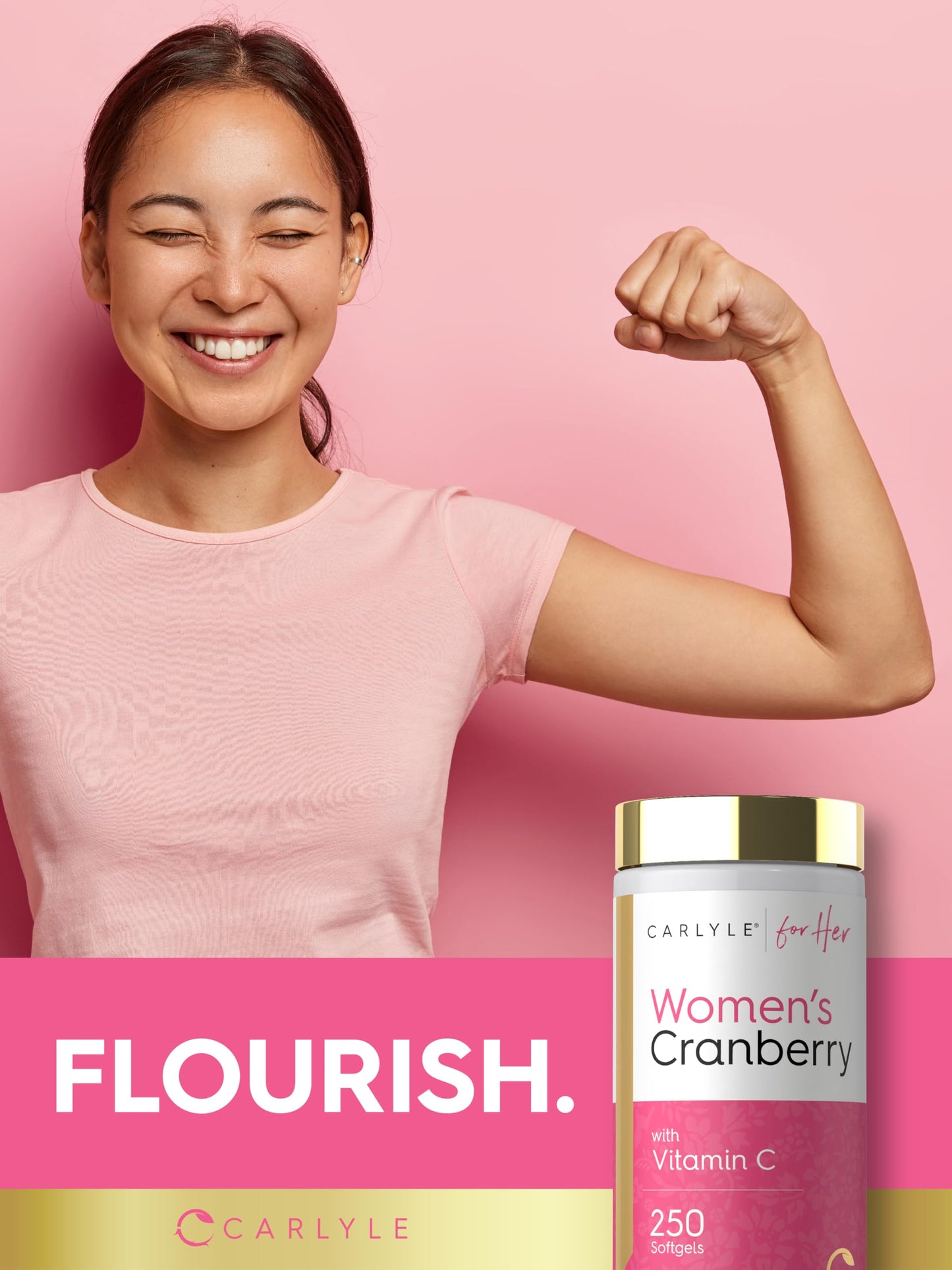 Carlyle Cranberry Pills for Women Softgels, 250 Count