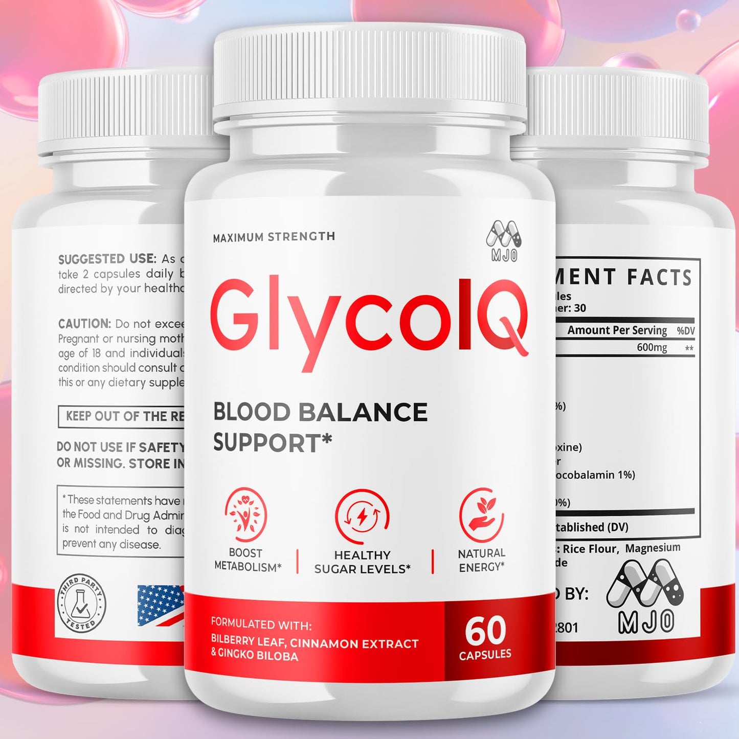 MJO Glyco IQ Capsules 300 Capsules