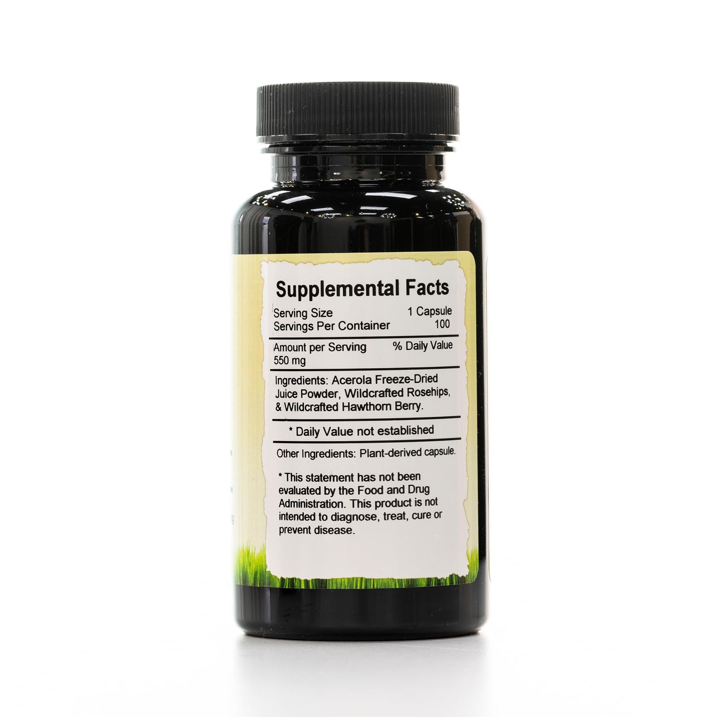 Wholistic Botanicals Vitamin C Capsule 100 ct