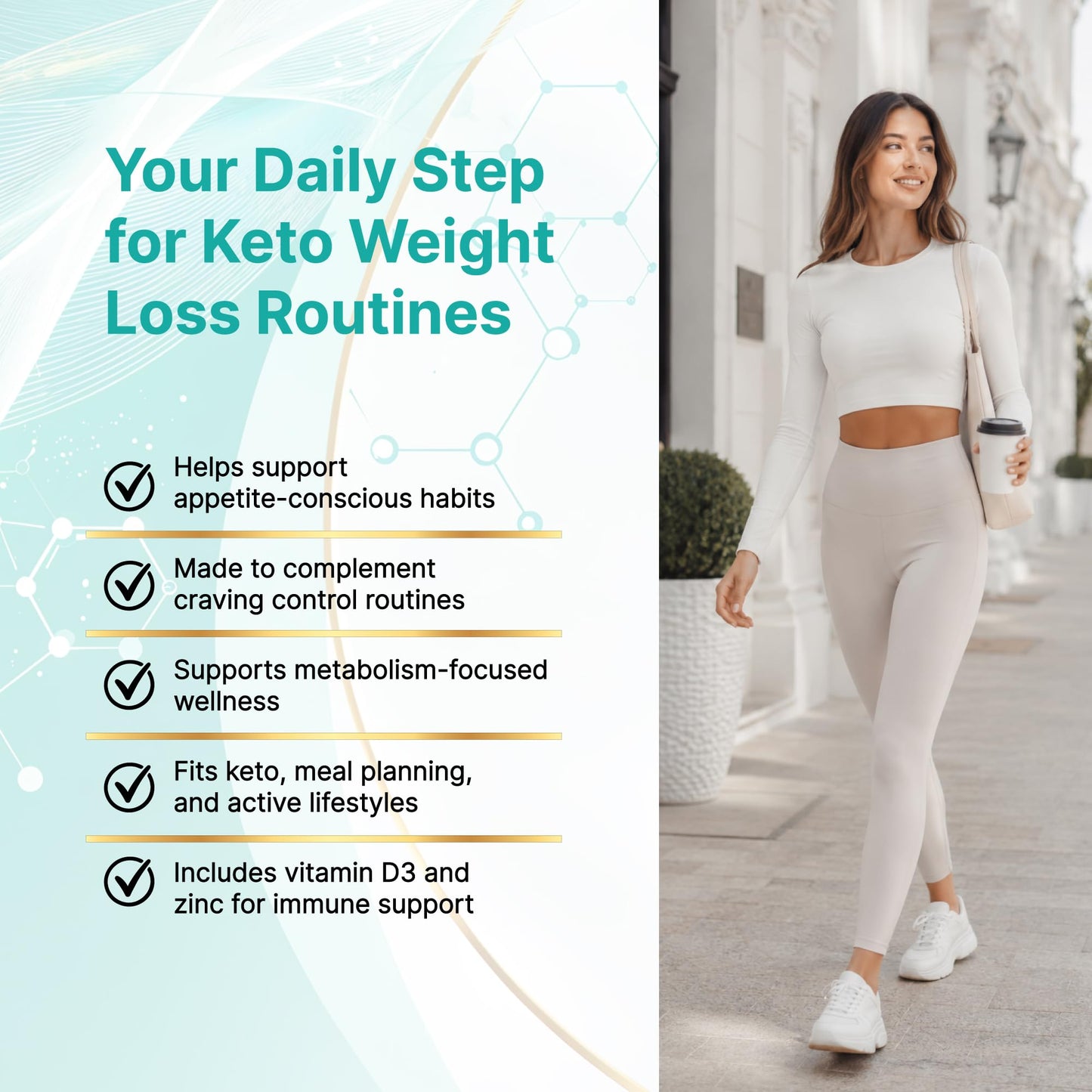 KetoZest Apple Cider Vinegar Keto Capsules, 120 Capsules