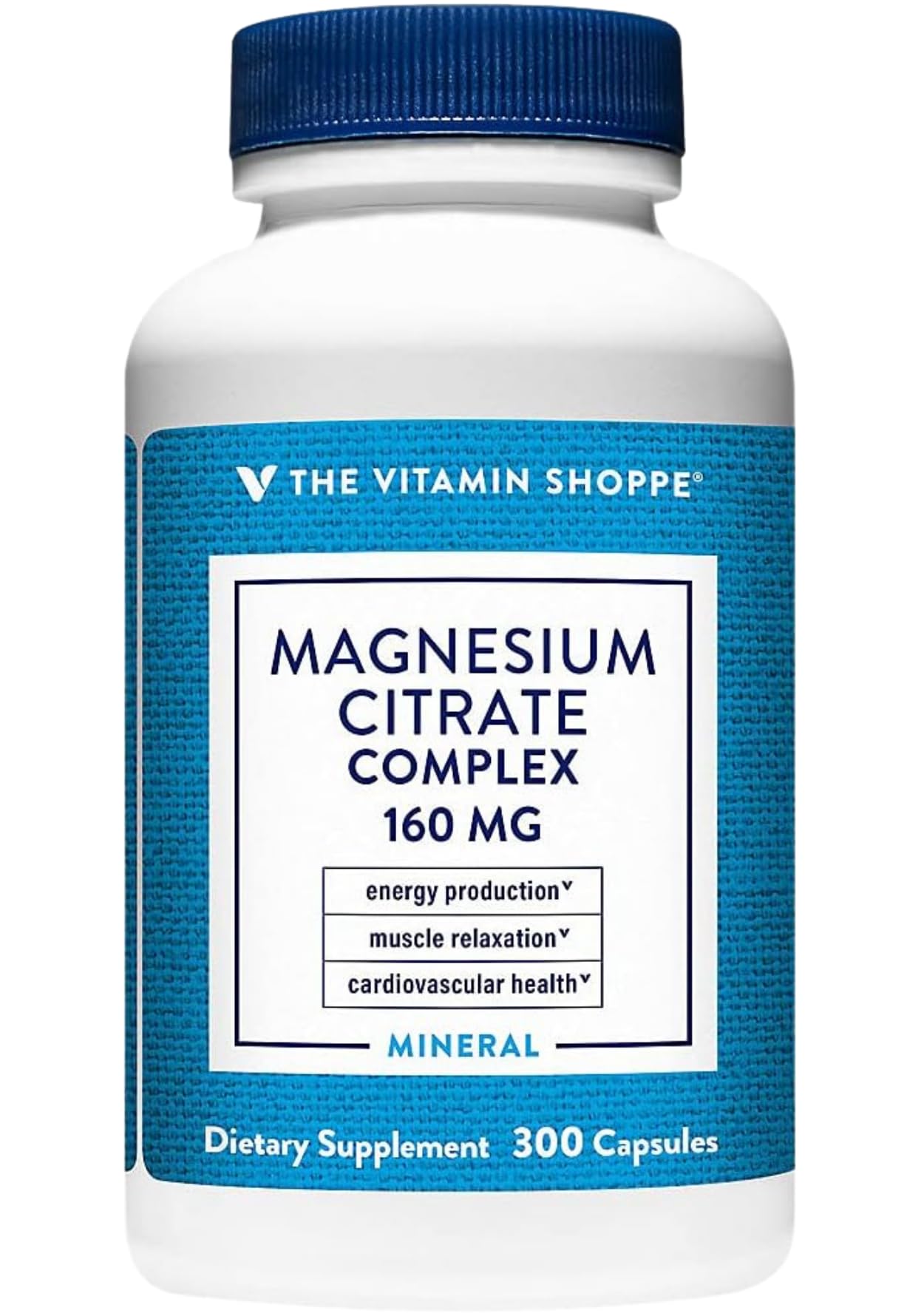 The Vitamin Shoppe Magnesium Citrate 160 mg Capsules 300 Count