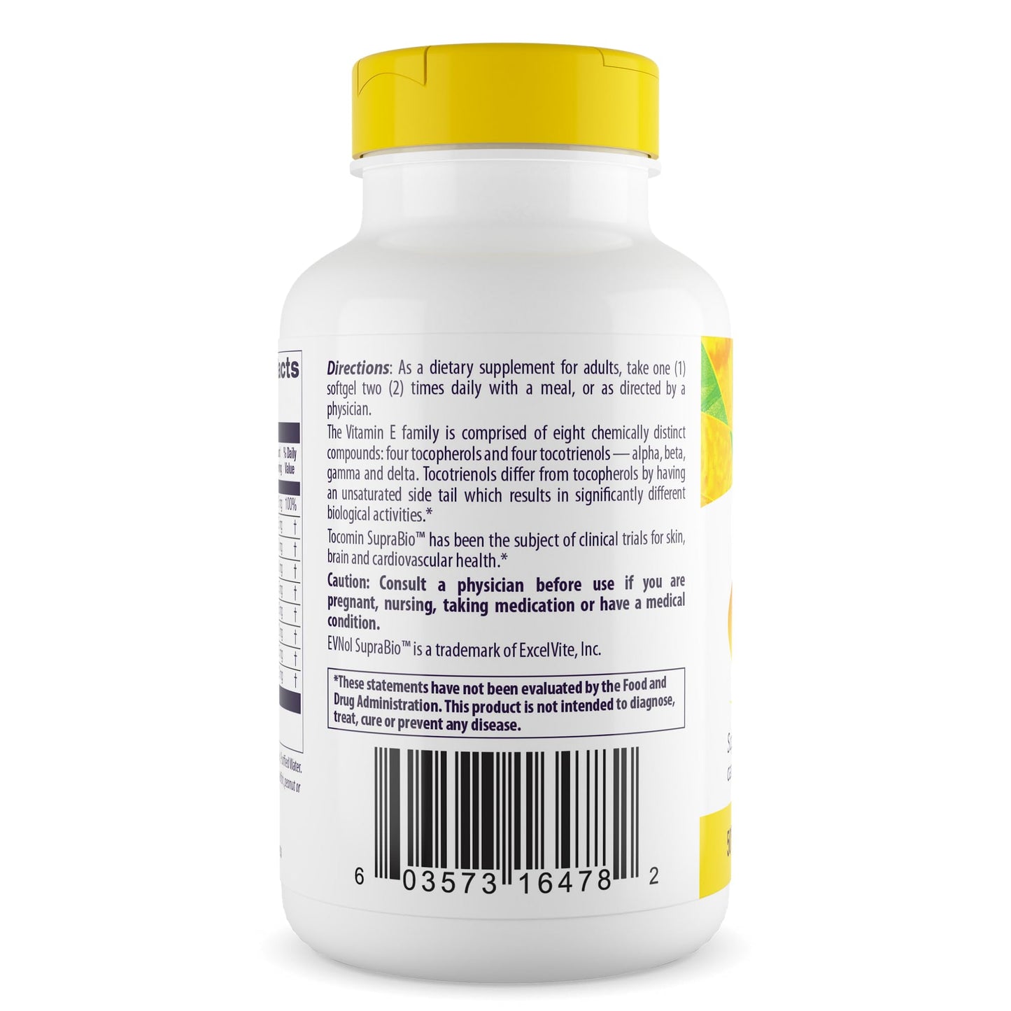 Healthy Origins Tocomin SupraBio Tocotrienols 50 mg Softgel, 150 Softgels