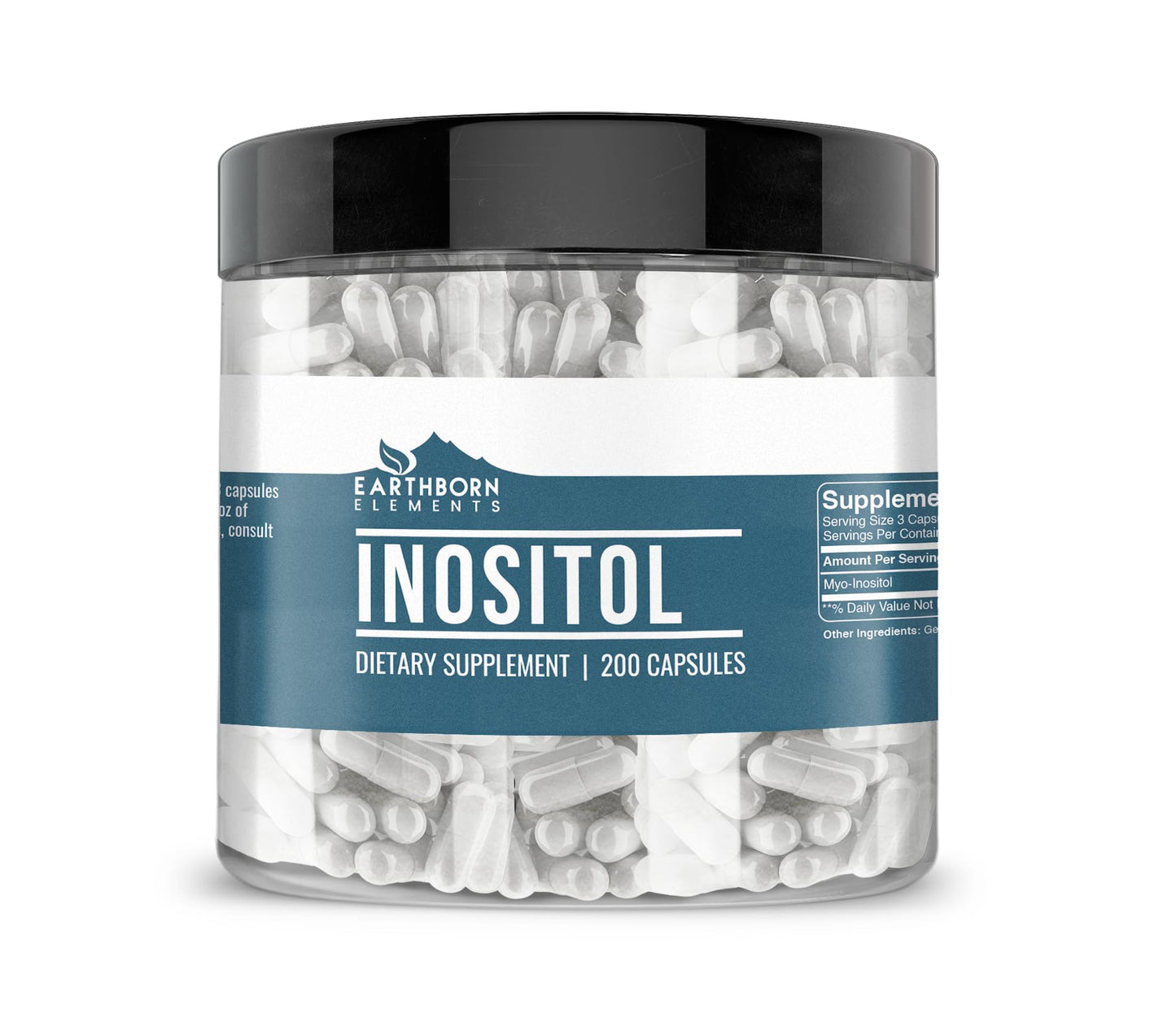 Earthborn Elements Inositol 200 Capsules