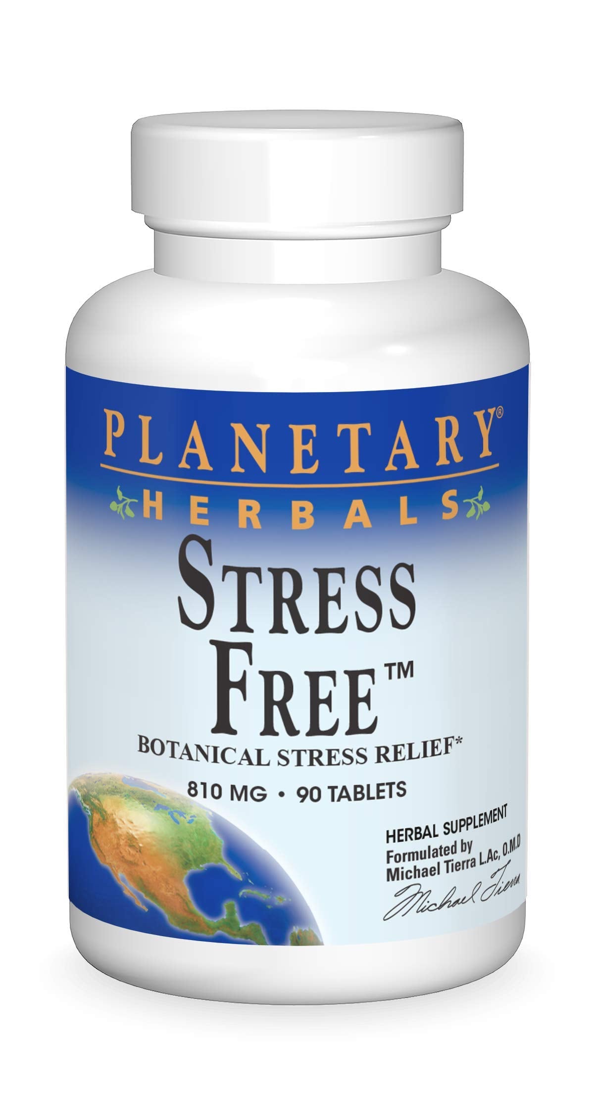 Planetary Herbals Stress Free Calm Formula 810 mg Tablet, 90 Tablets