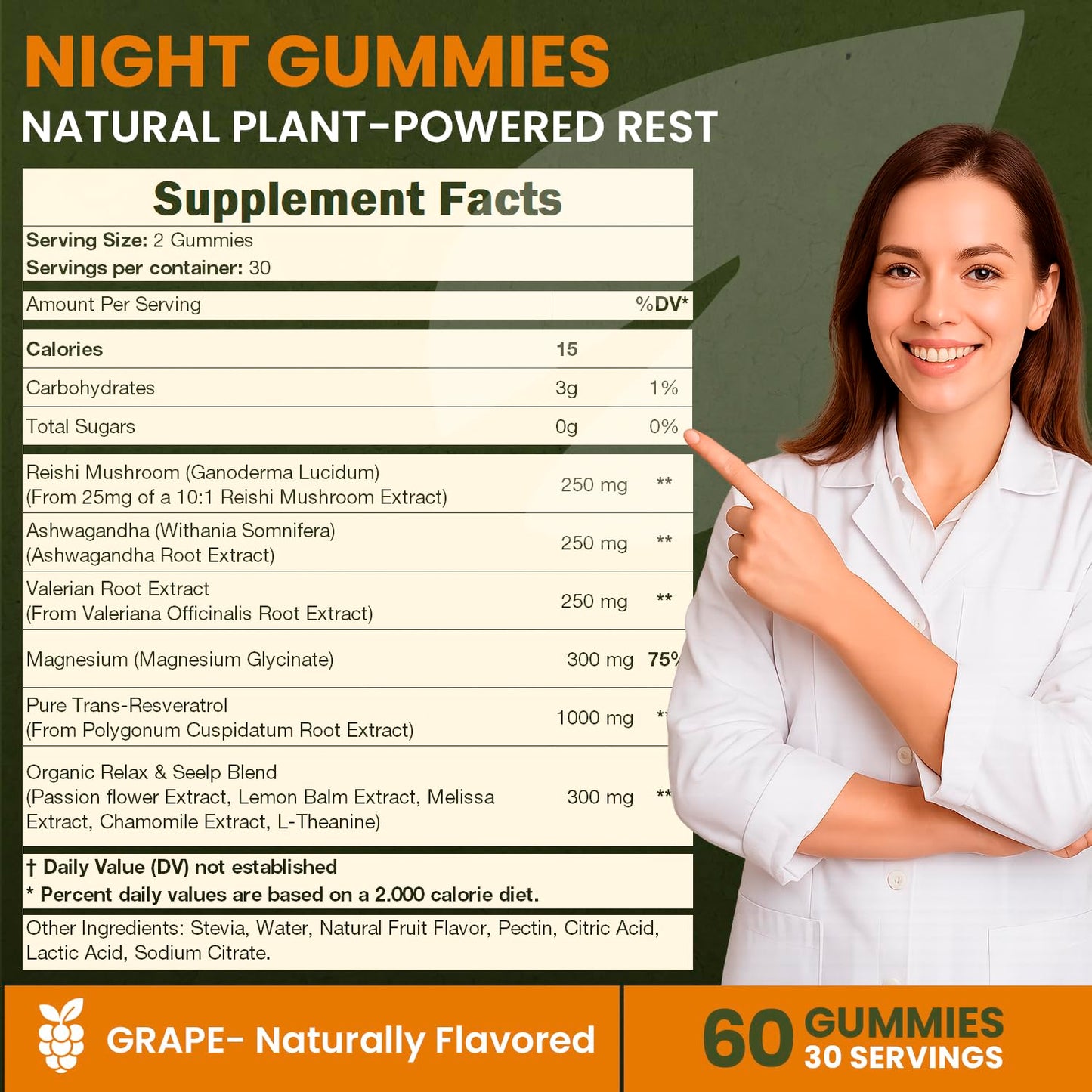Rooterra Inner Bloom Night Gummies 60 Gummies
