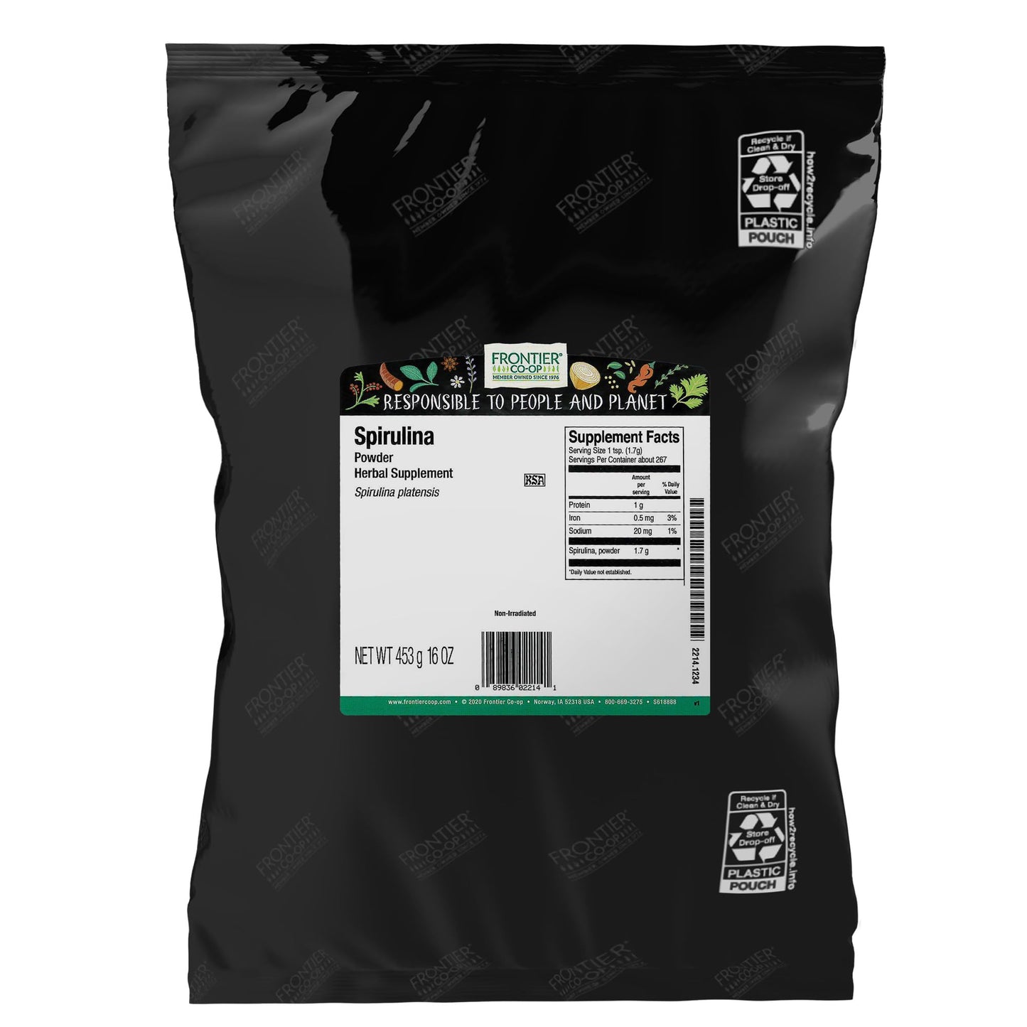 Frontier Co-op Spirulina Powder 1 Count