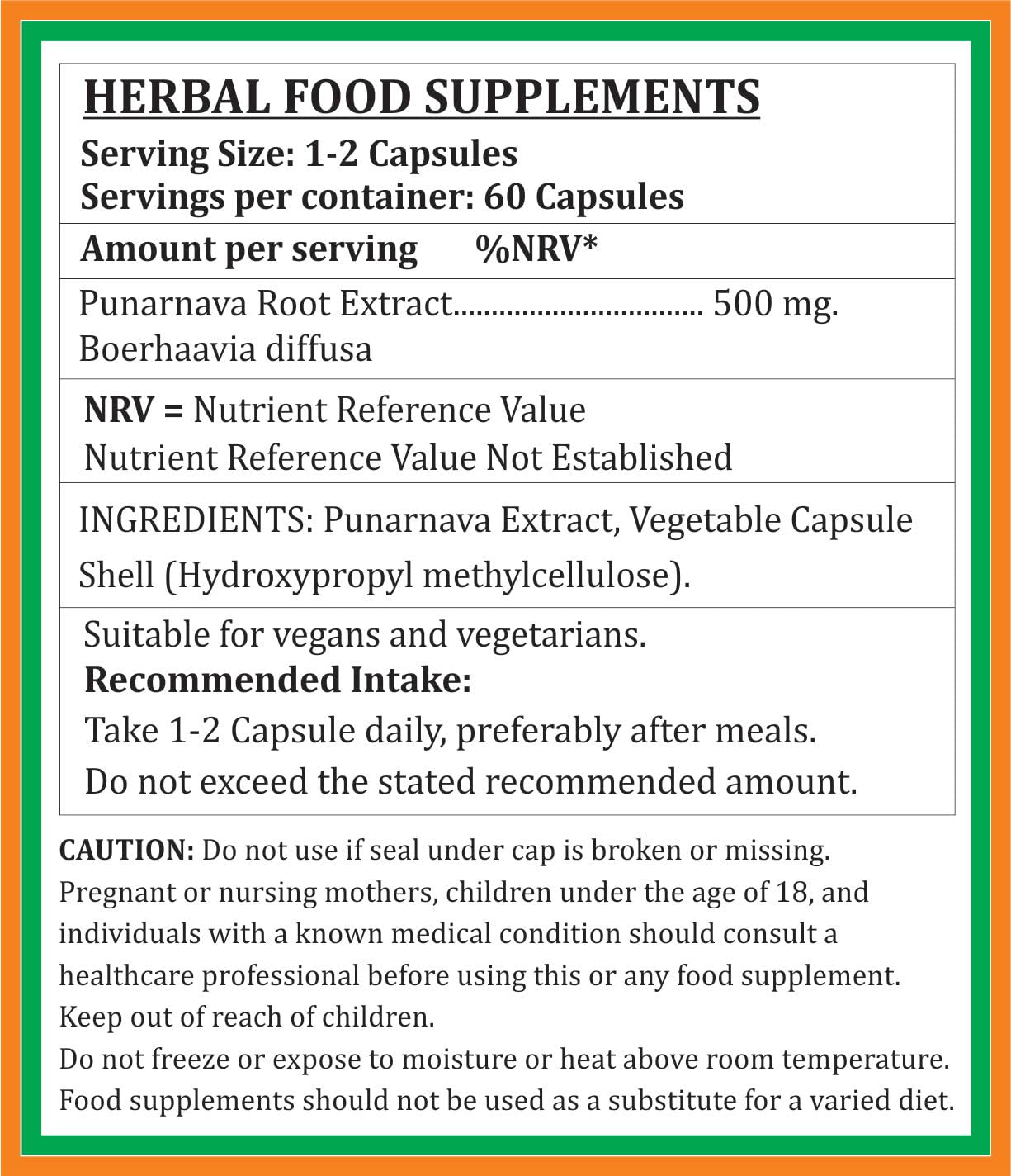 Satya Naturals Punarnava Forte Capsule 500 mg, 60 Capsules