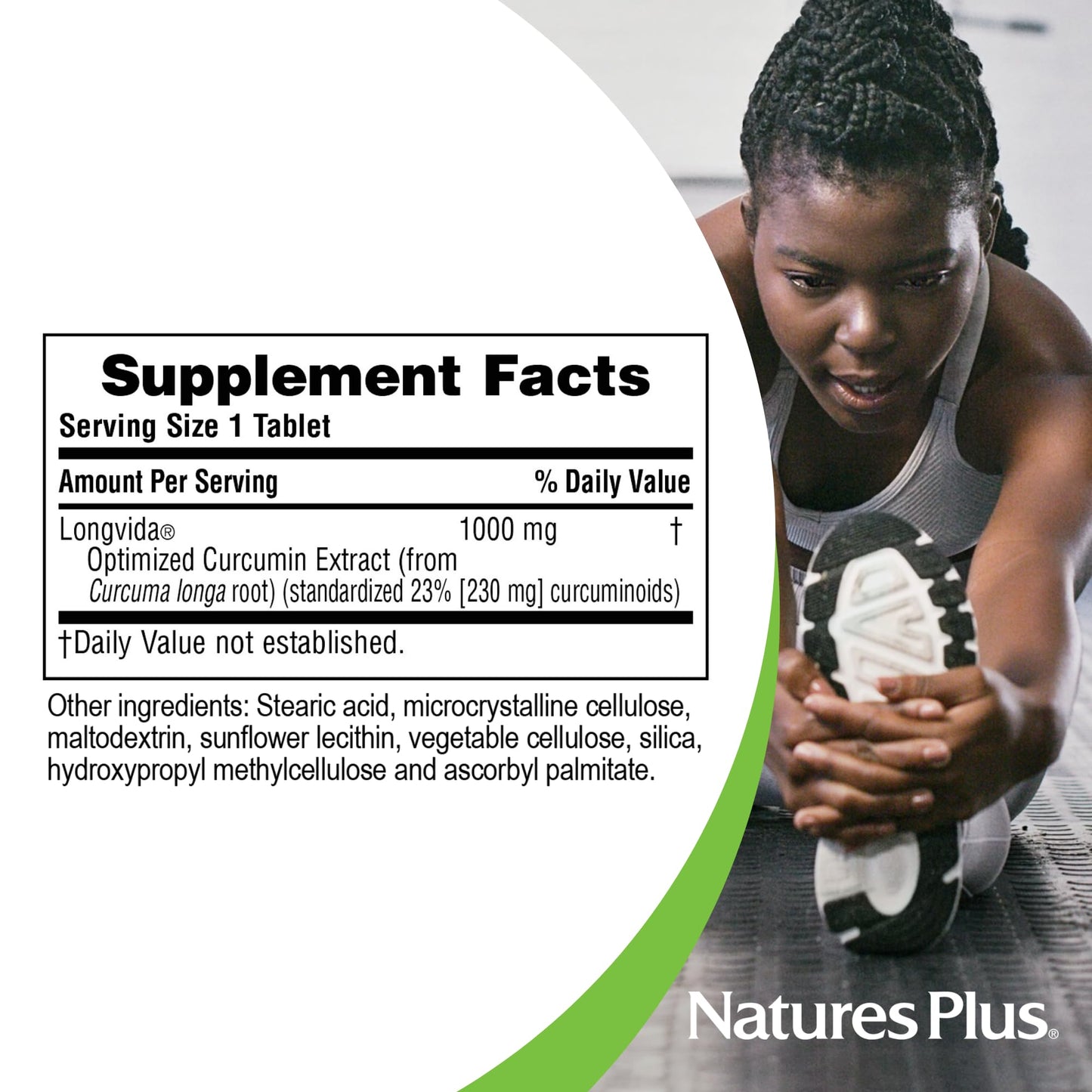 NaturesPlus PRO Longvida Curcumin 1000 mg Tablet, 30 Tablets