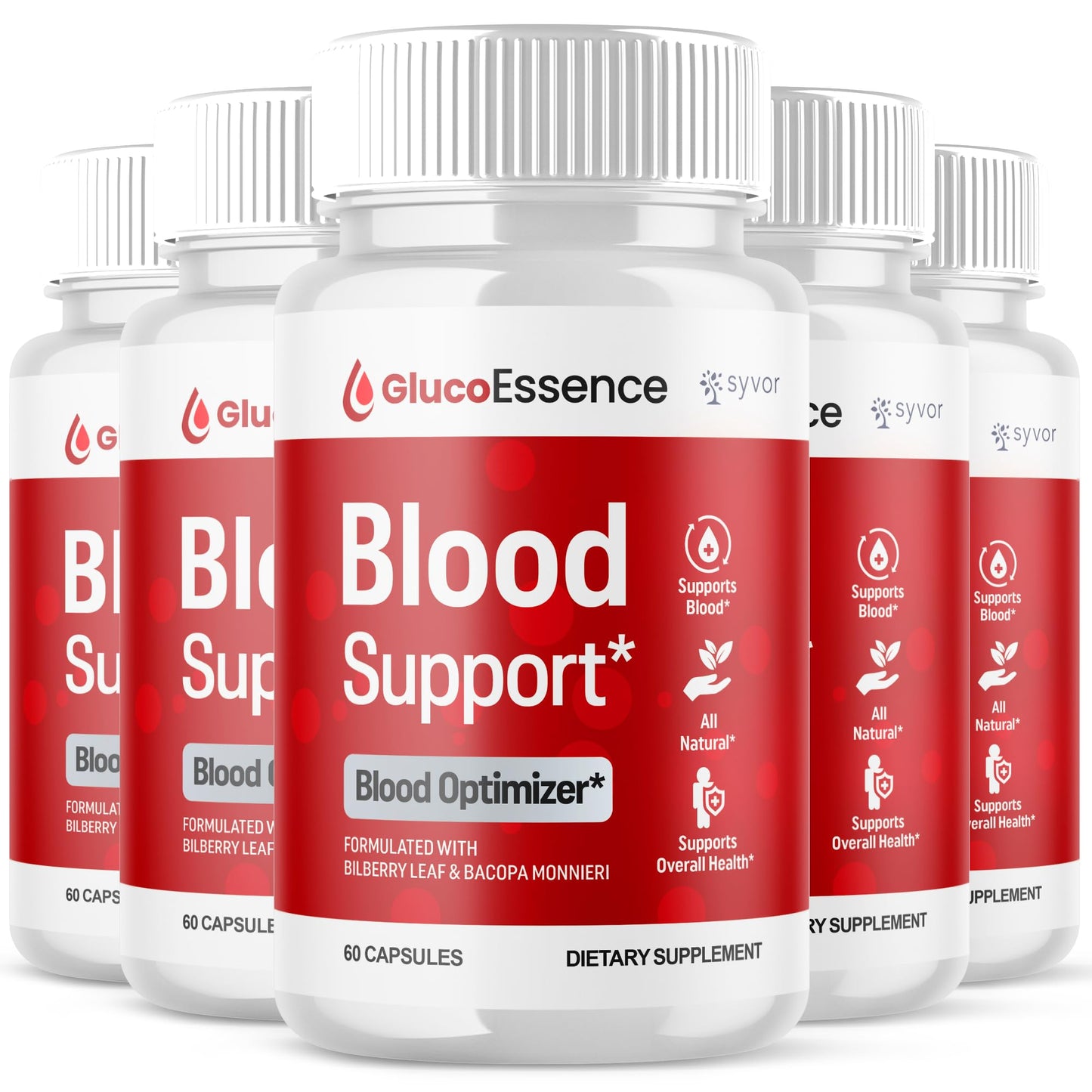 Syvor Gluco Essence Blood Health Support Capsules, 300 Capsules