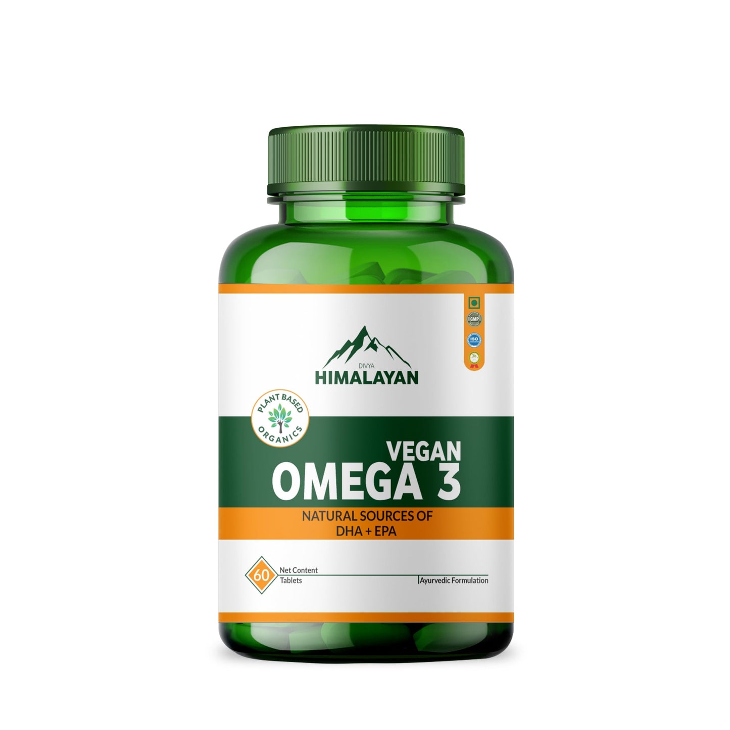 Divya Himalayan Vegan Omega-3-6-9 with DHA & EPA, 60 Tablets