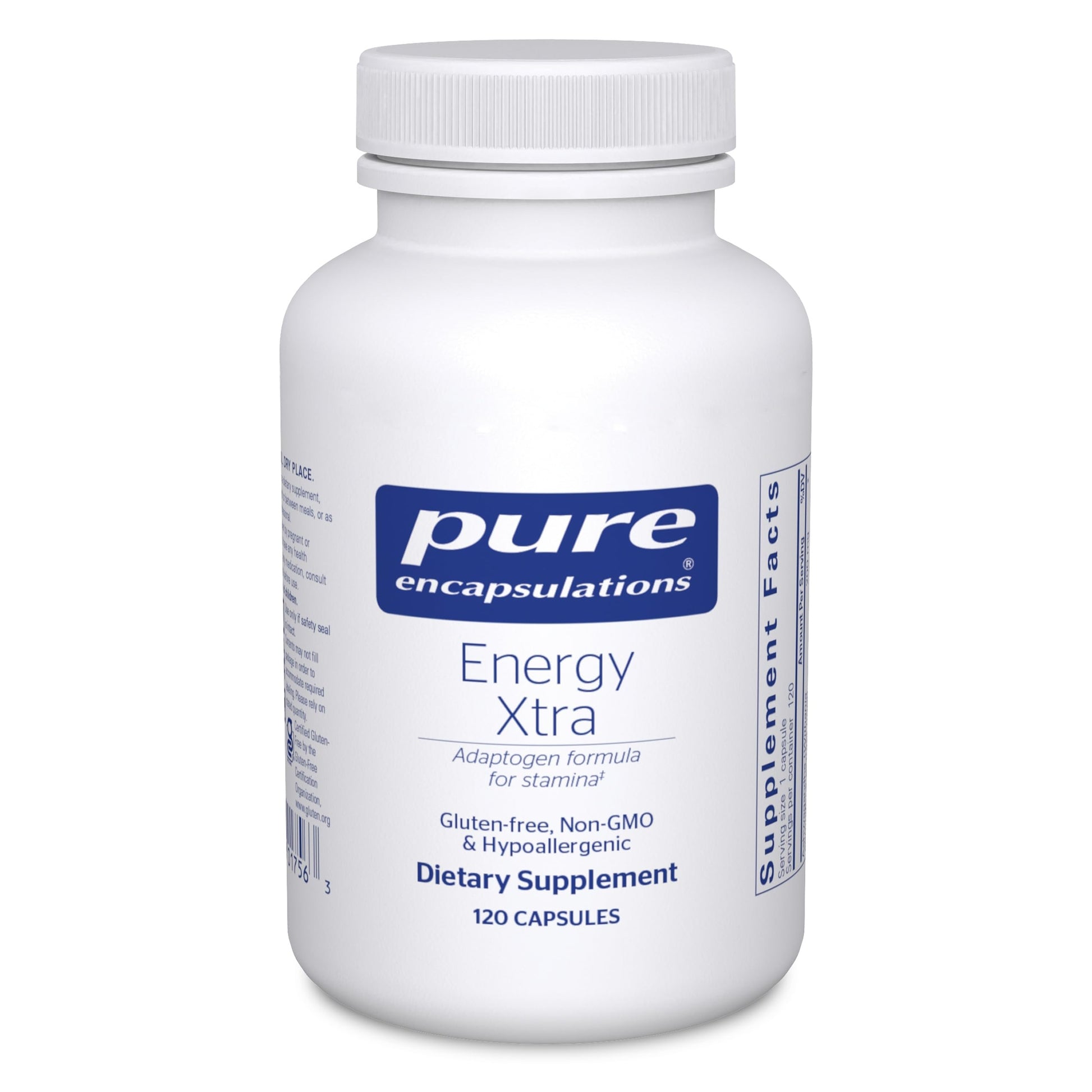 Pure Encapsulations Energy Xtra Adaptogen Formula for Stamina Capsule, 120 Count