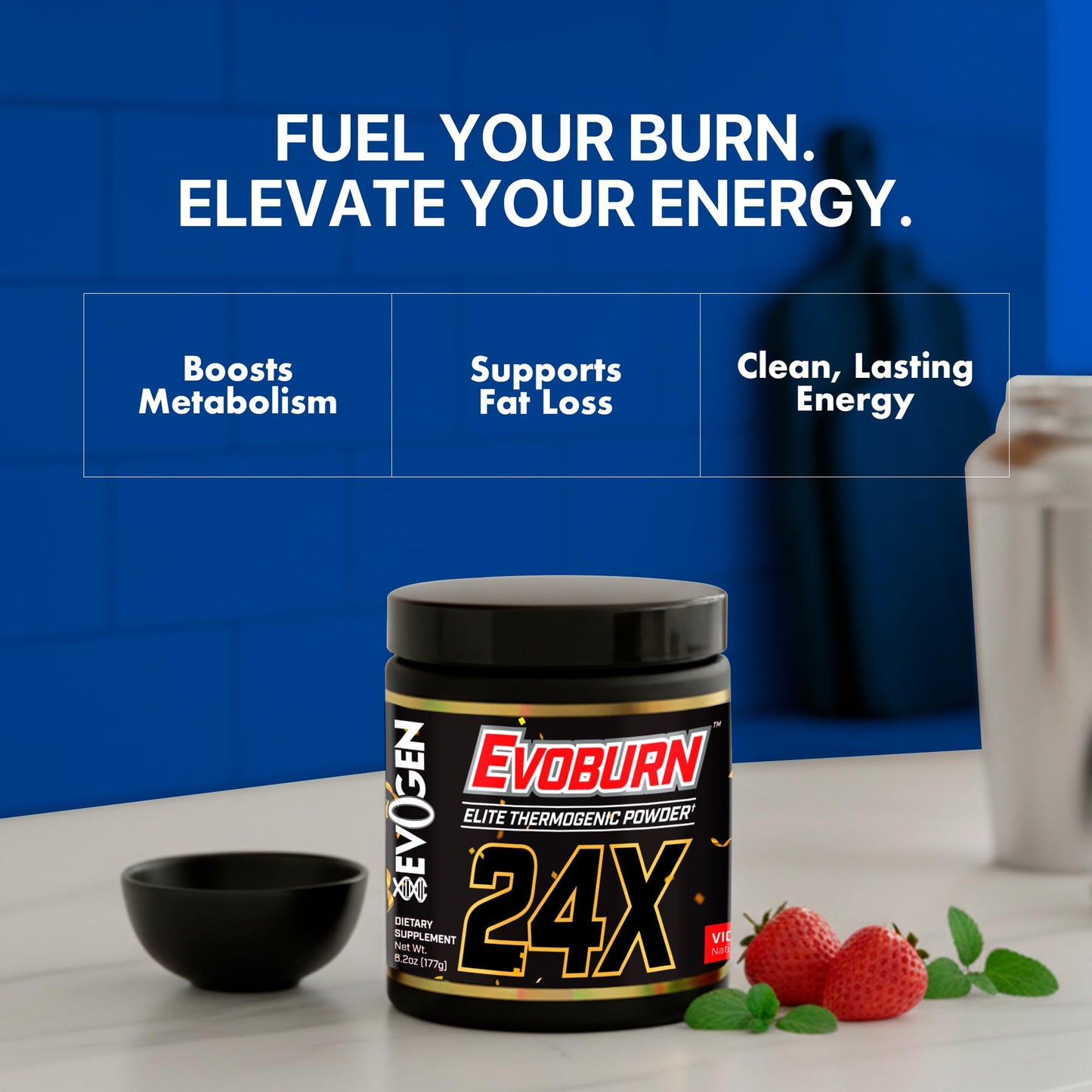 Evogen Evoburn Thermogenic Fat Burner Capsule 12 Count