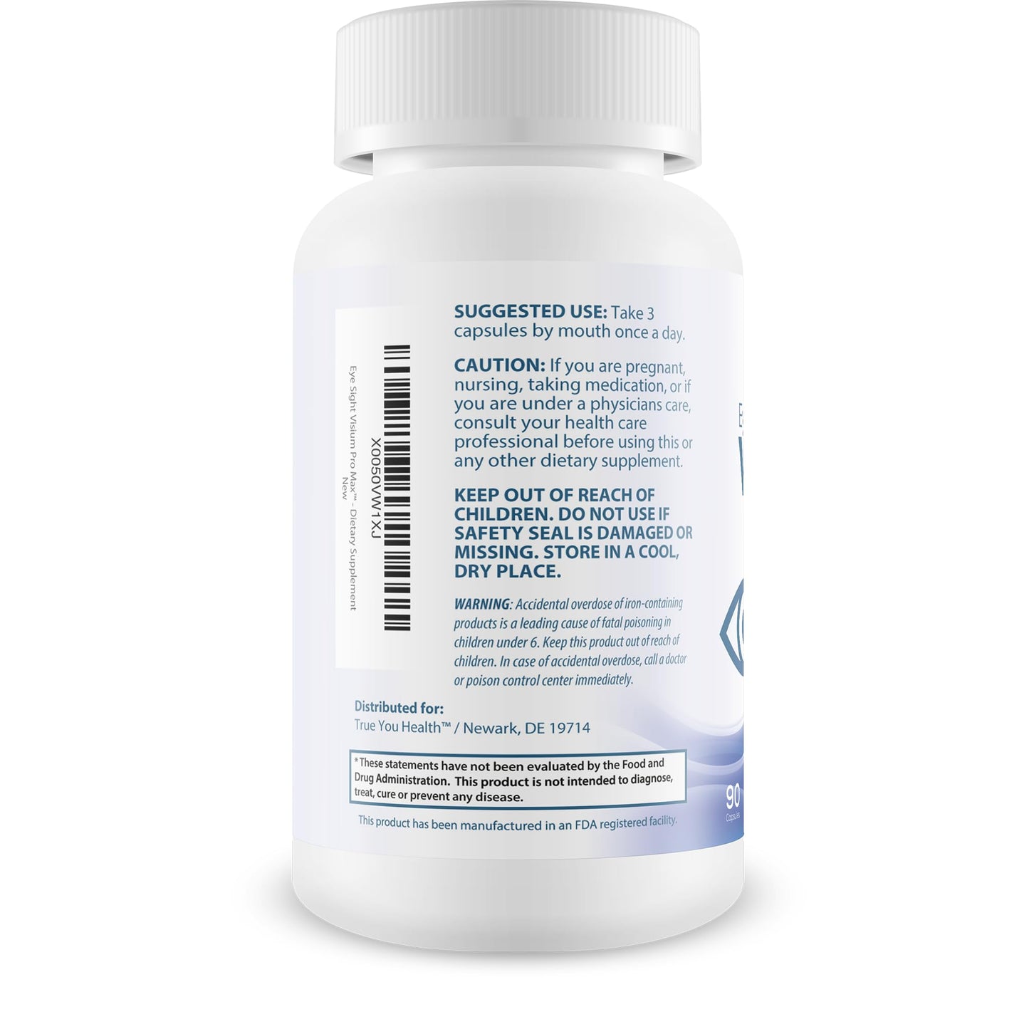 True You Health Eye Sight Visium Pro Max Capsule 90 Count