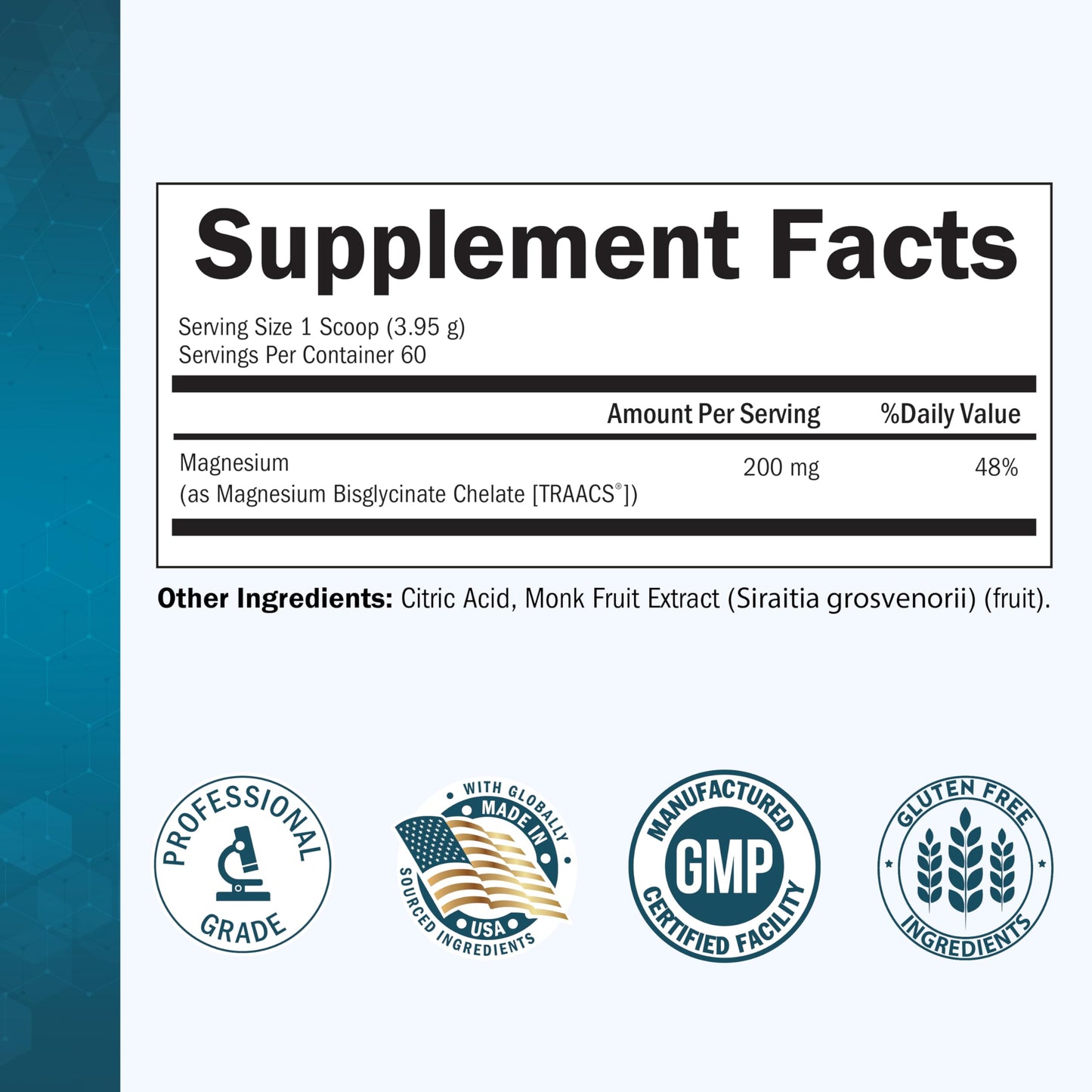 BioSchwartz Magnesium Bisglycinate Powder 8.36 Ounce