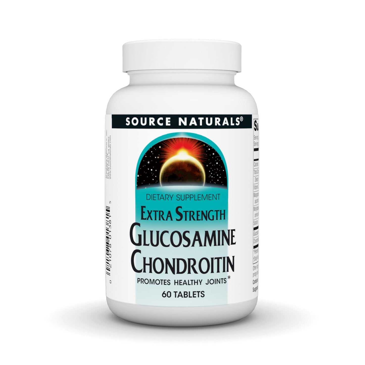 Source Naturals Extra Strength Glucosamine Chondroitin 60 Tablets