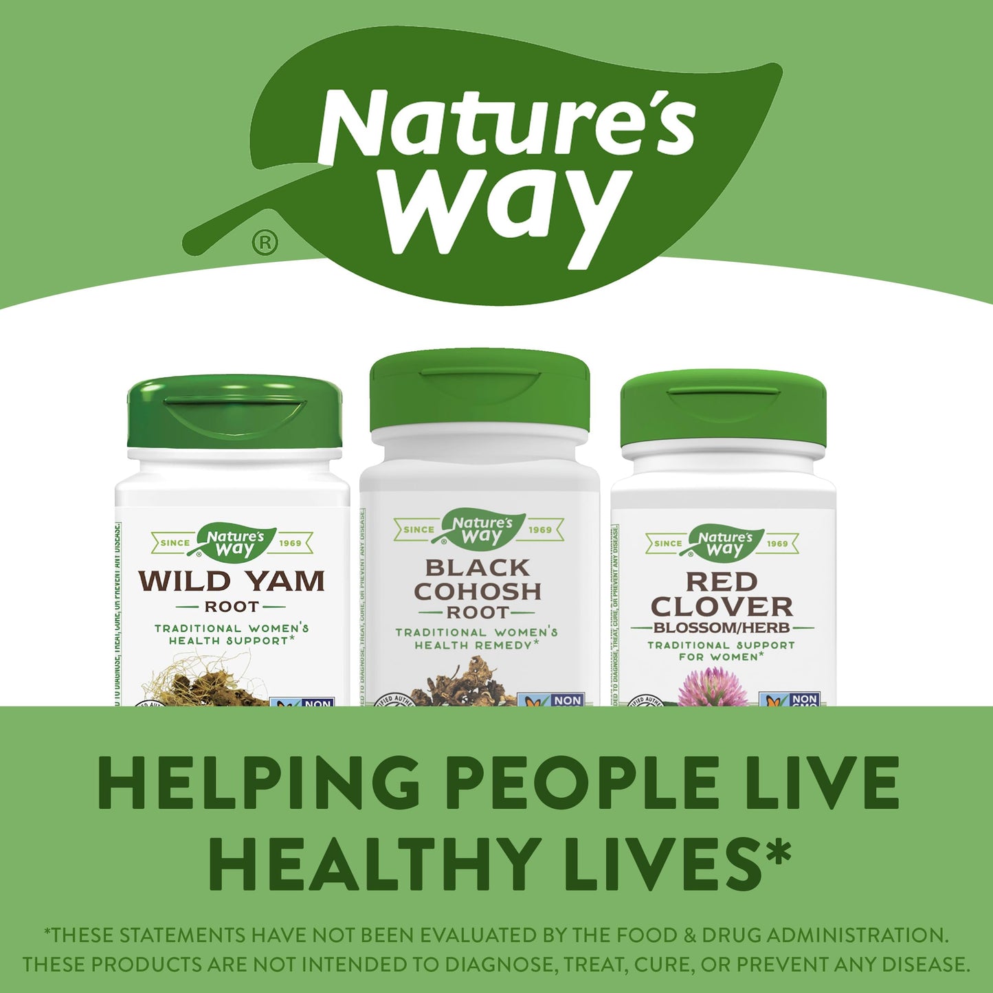 Nature's Way Black Cohosh Root Capsules, 540 mg, 200 Capsules
