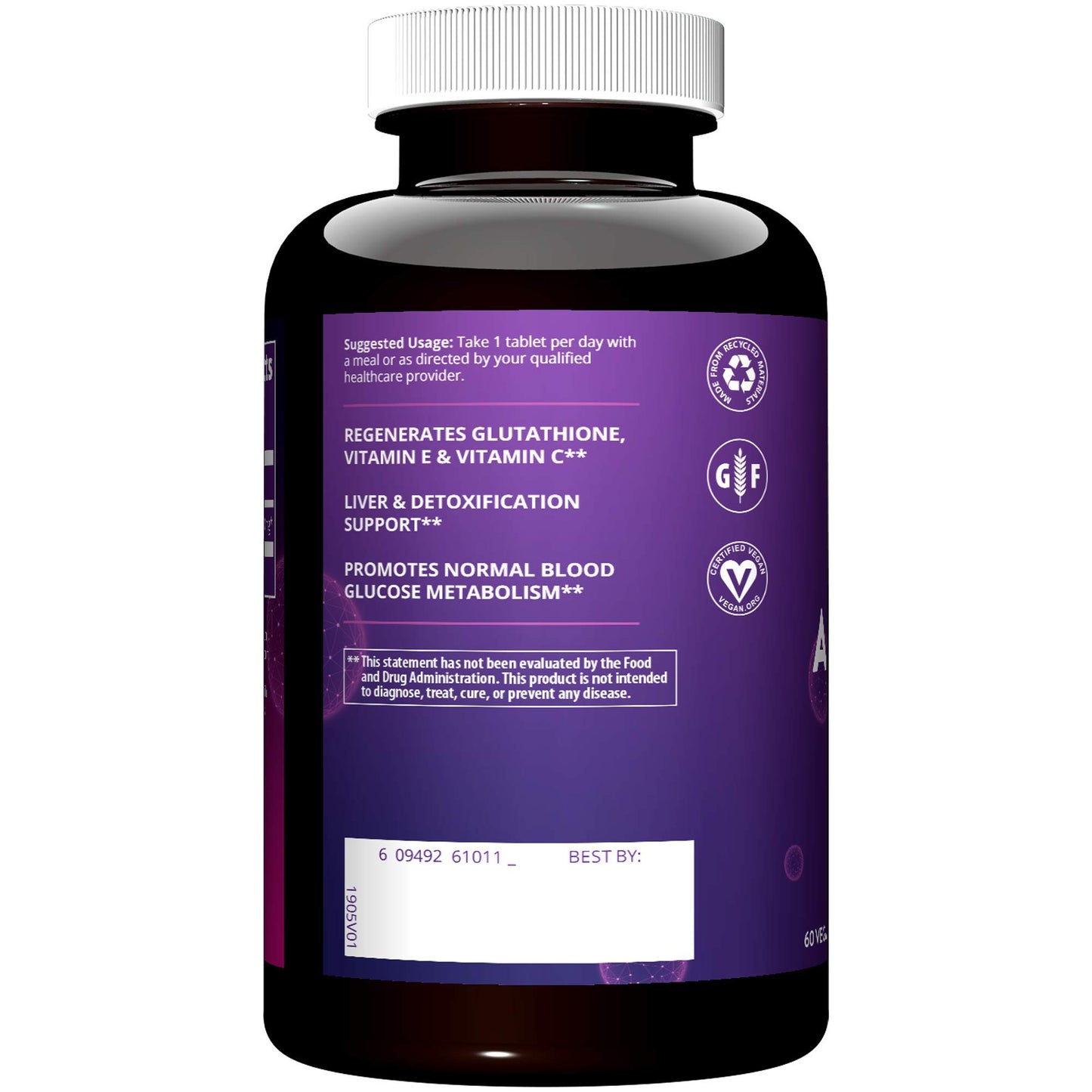 MRM Alpha-Lipoic Acid Tablets 60 Count