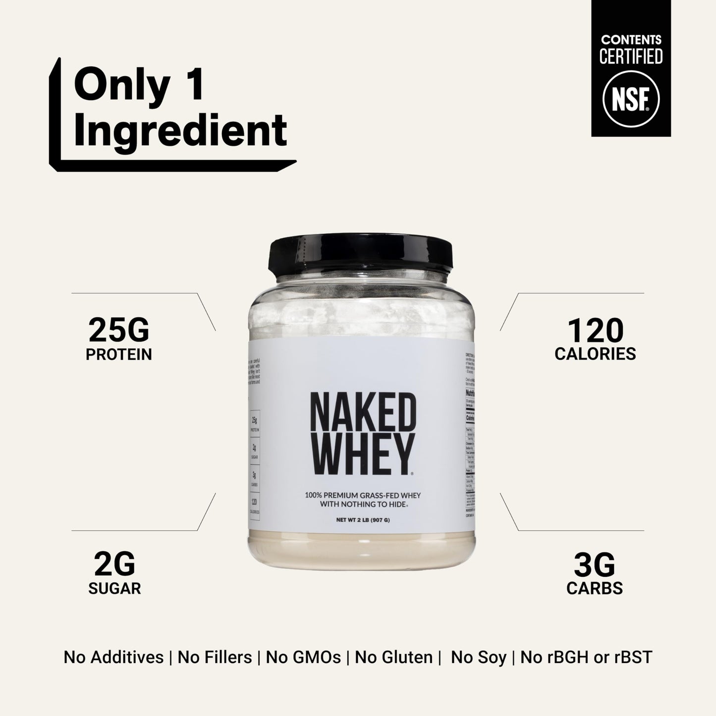 NAKED Whey Protein Powder 32
