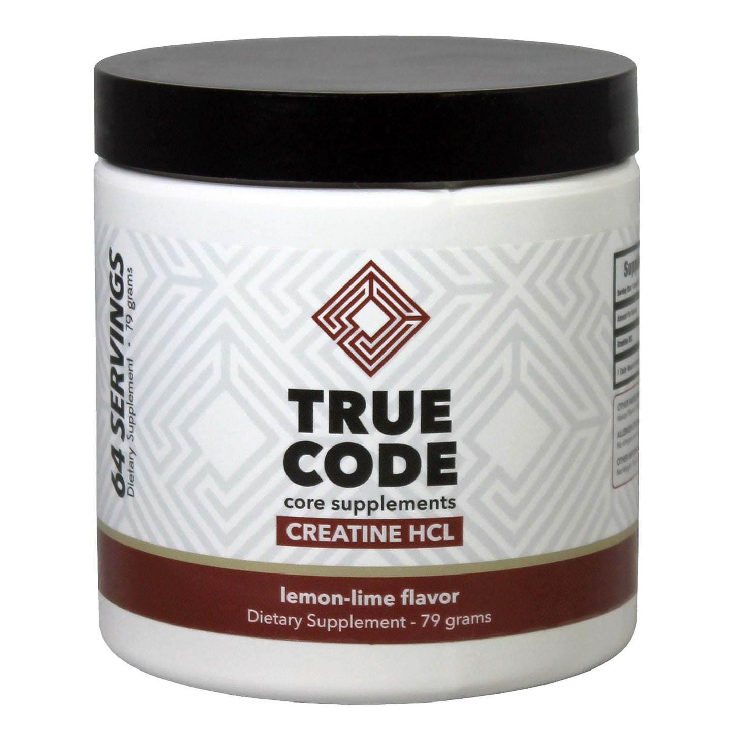 TRUE CODE core supplements Creatine HCL Powder 2.8 Ounce