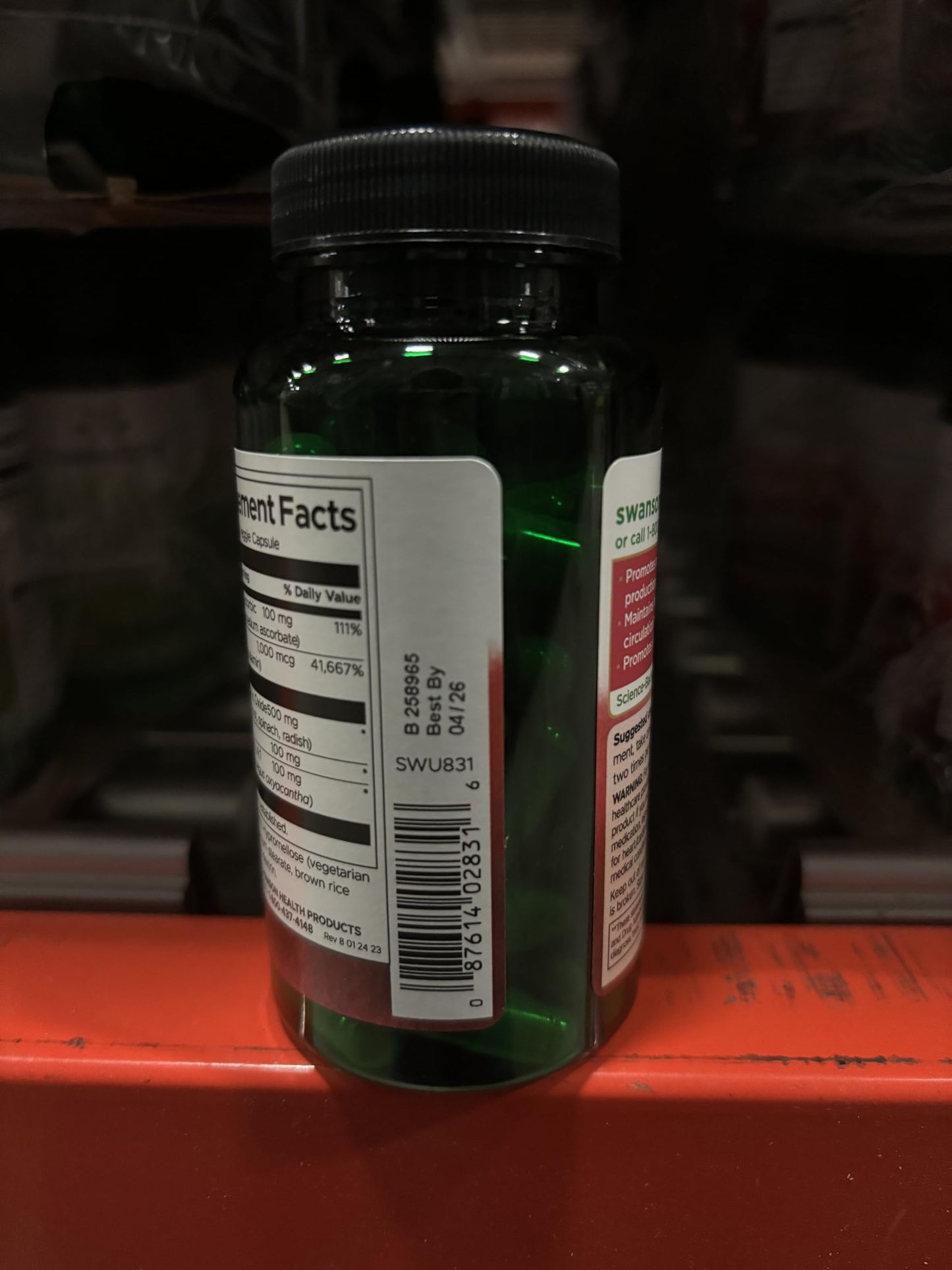 Swanson Beet Root Complex Capsule 60 Count