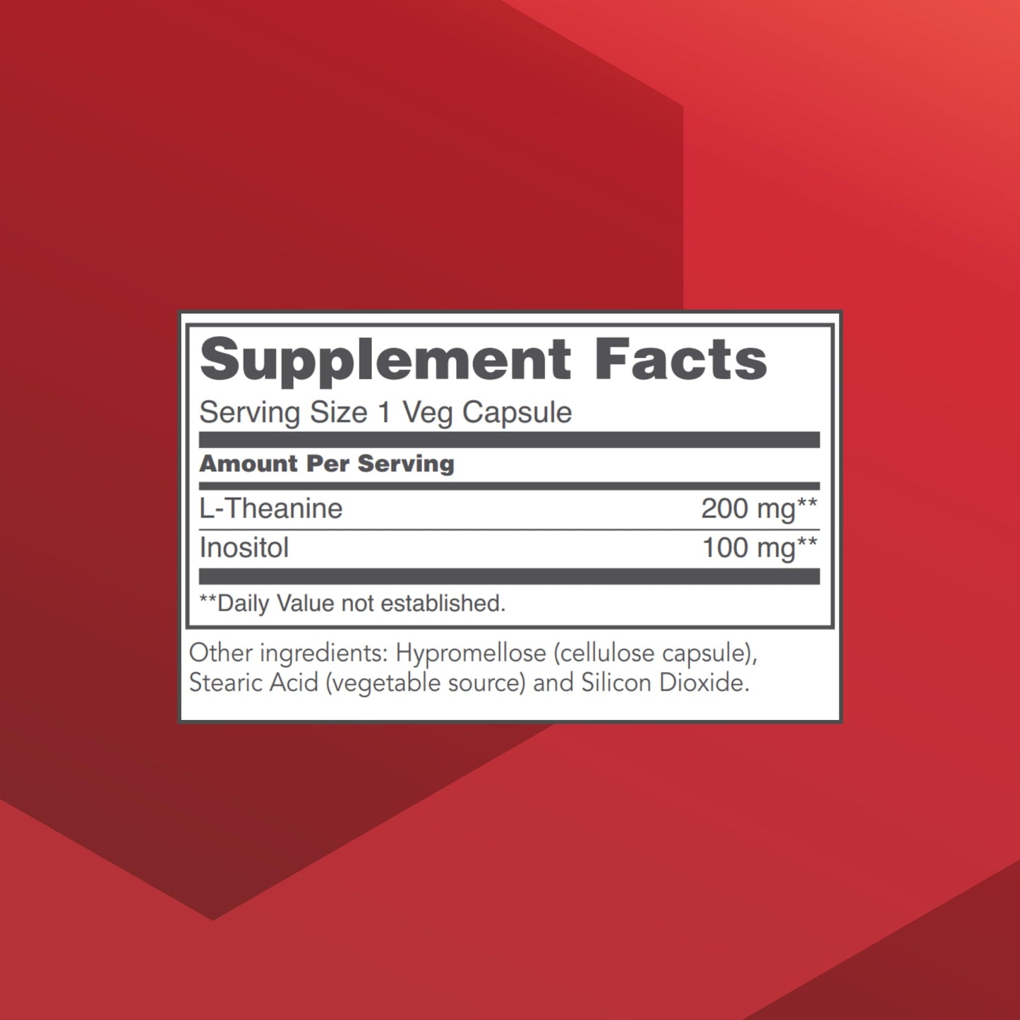 PROTOCOL FOR LIFE BALANCE L-Theanine 200mg - Normal Stress Relief - Non-Drowsy 60 Softgels
