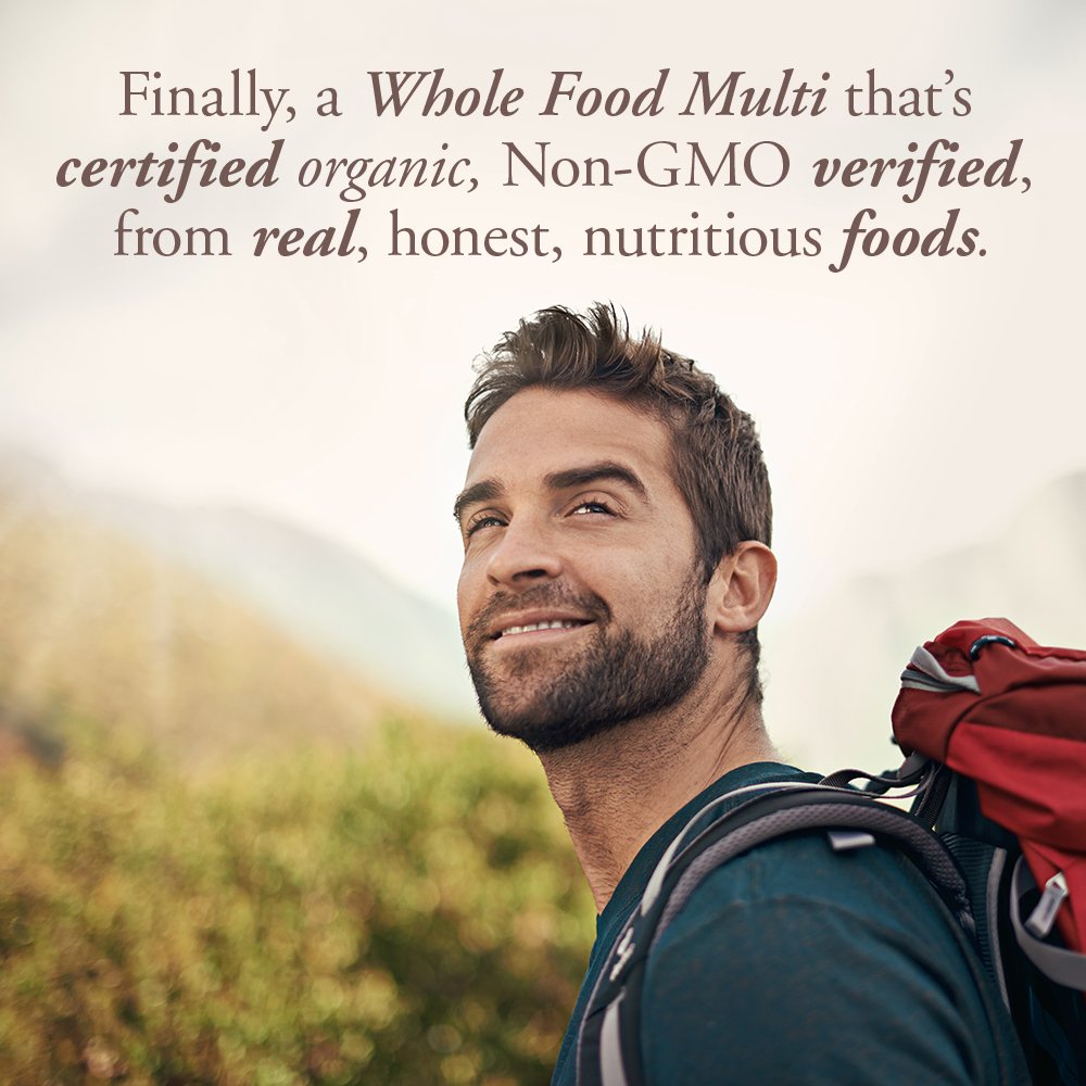 Garden of Life Once Daily Whole Food Multivitamin for Men Caplets, 30 Count